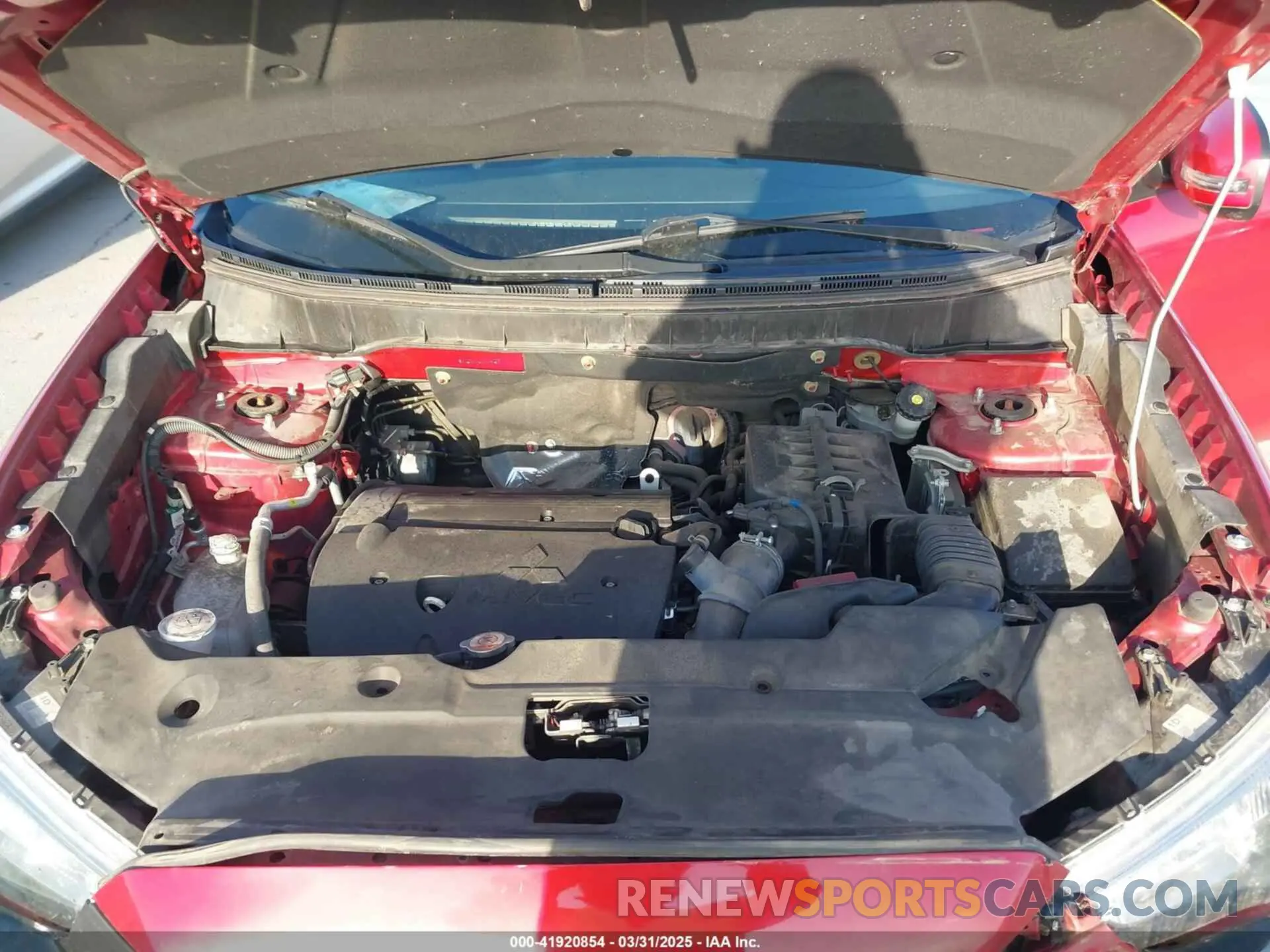 10 Photograph of a damaged car JA4AR3AU4KU004281 MITSUBISHI OUTLANDER SPORT 2019