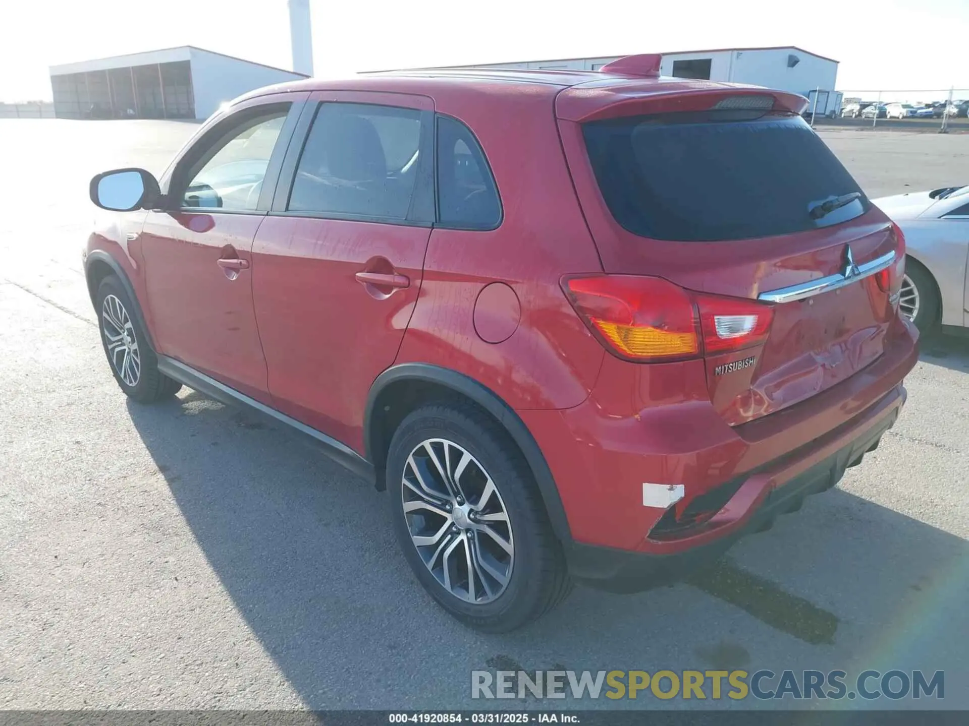 3 Photograph of a damaged car JA4AR3AU4KU004281 MITSUBISHI OUTLANDER SPORT 2019