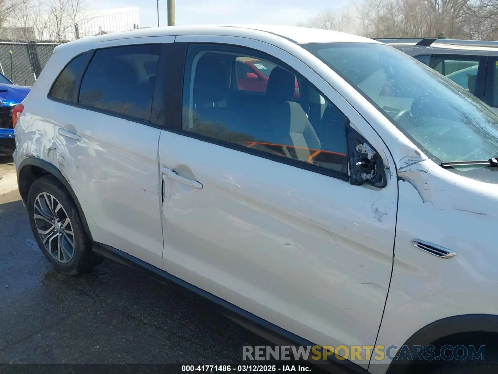 6 Photograph of a damaged car JA4AR3AU4KU023820 MITSUBISHI OUTLANDER SPORT 2019