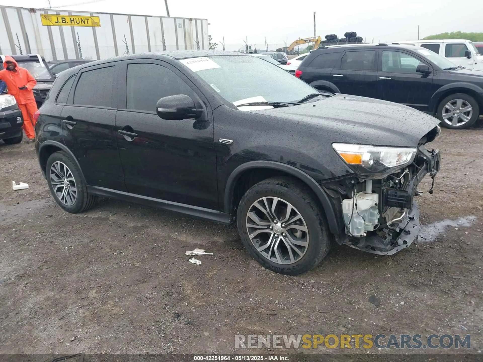 1 Photograph of a damaged car JA4AR3AU4KU024823 MITSUBISHI OUTLANDER SPORT 2019