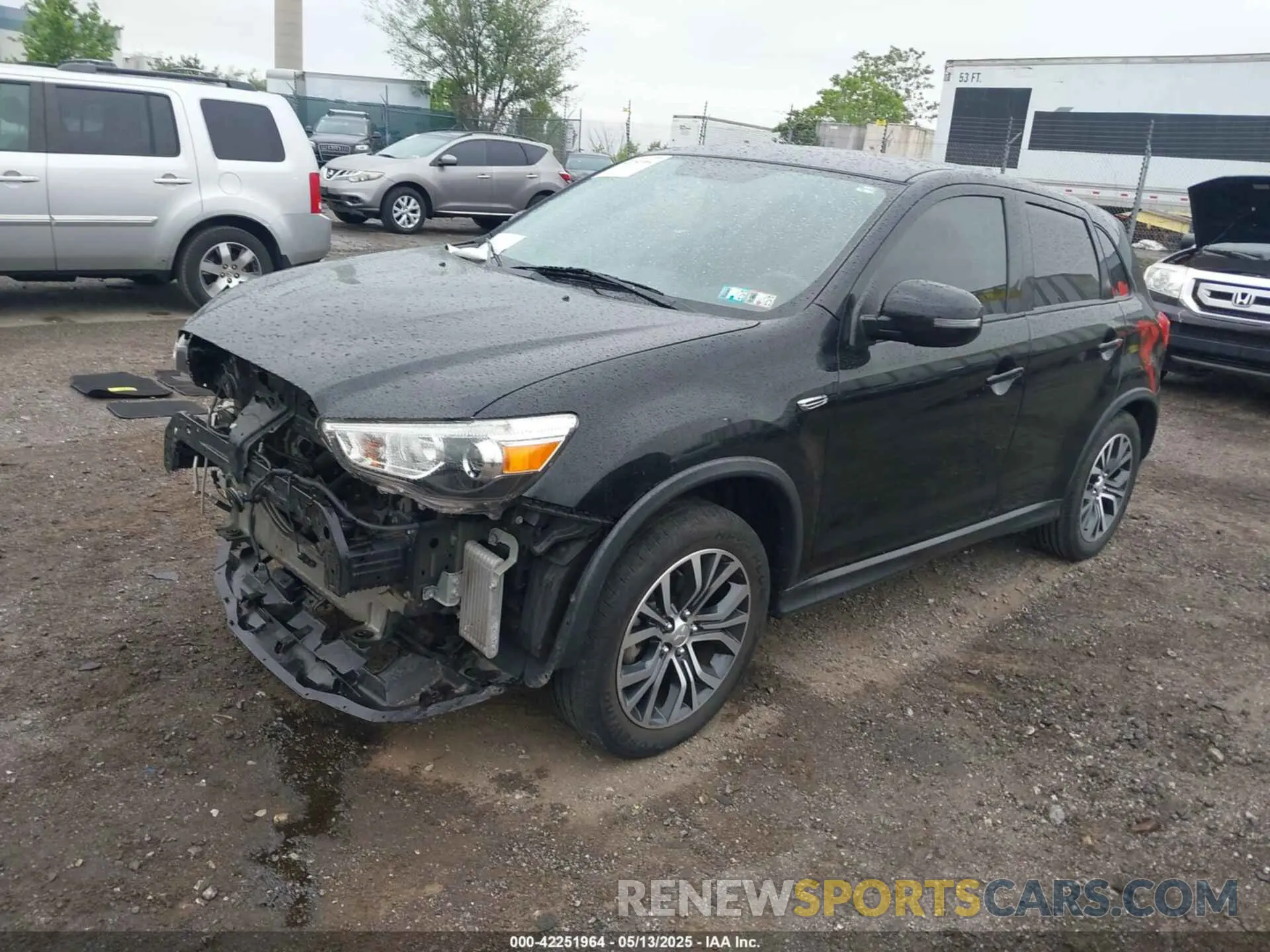 2 Photograph of a damaged car JA4AR3AU4KU024823 MITSUBISHI OUTLANDER SPORT 2019