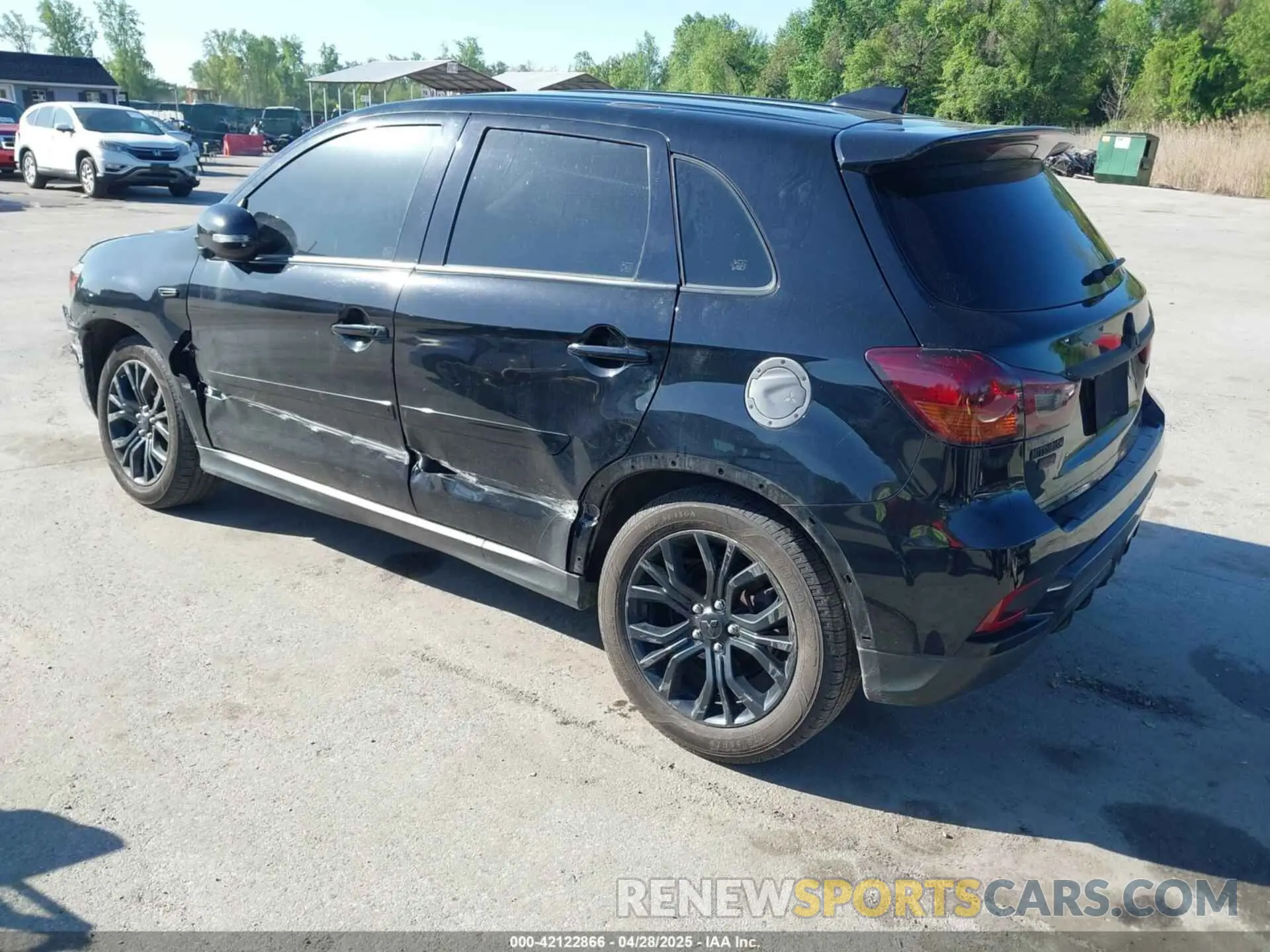 3 Photograph of a damaged car JA4AR3AU5KU016441 MITSUBISHI OUTLANDER SPORT 2019