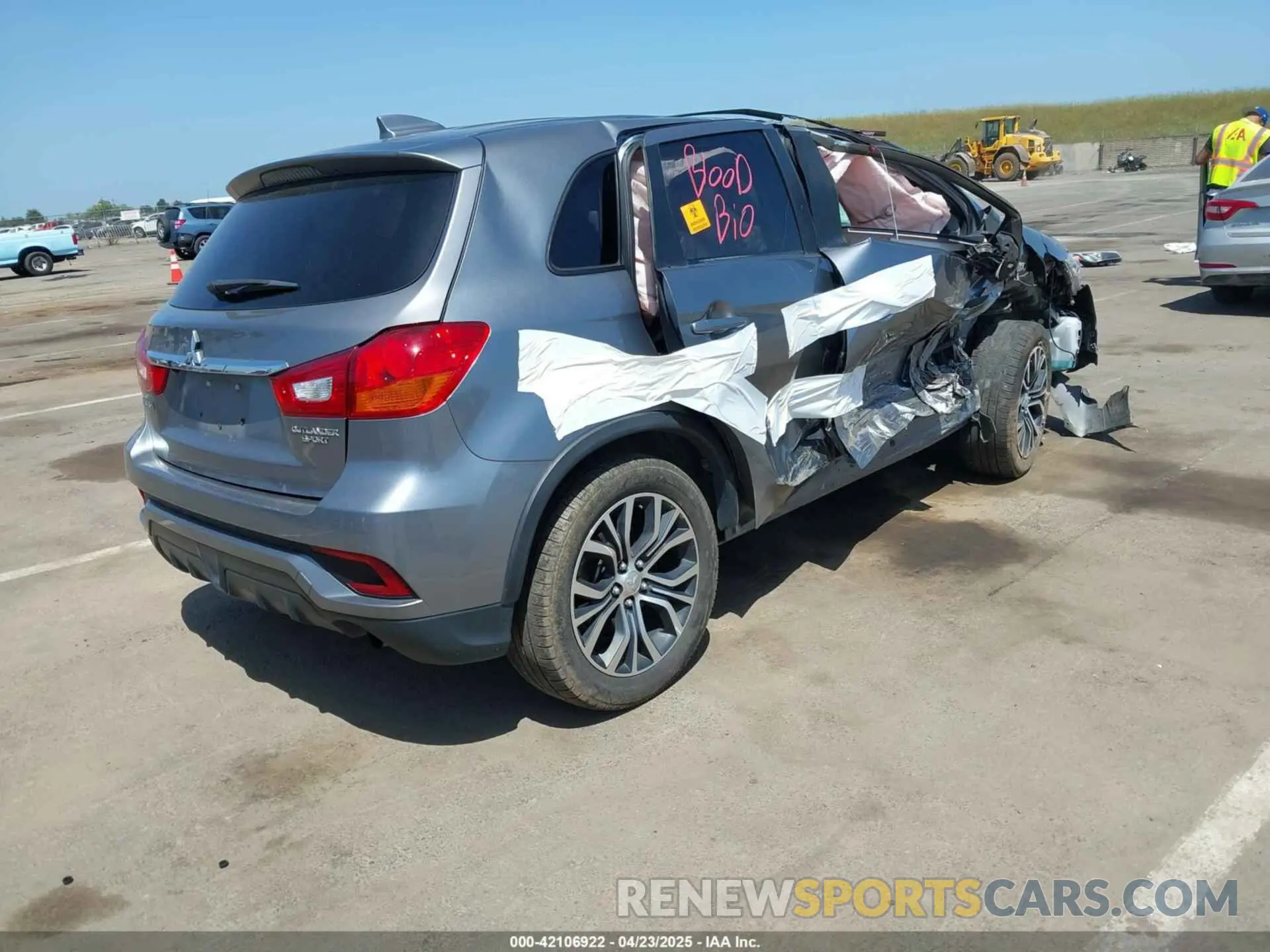 4 Photograph of a damaged car JA4AR3AU5KU028816 MITSUBISHI OUTLANDER SPORT 2019