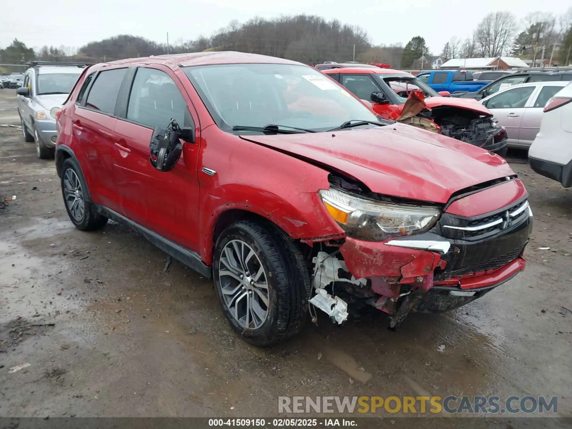 1 Photograph of a damaged car JA4AR3AU5KU030436 MITSUBISHI OUTLANDER SPORT 2019