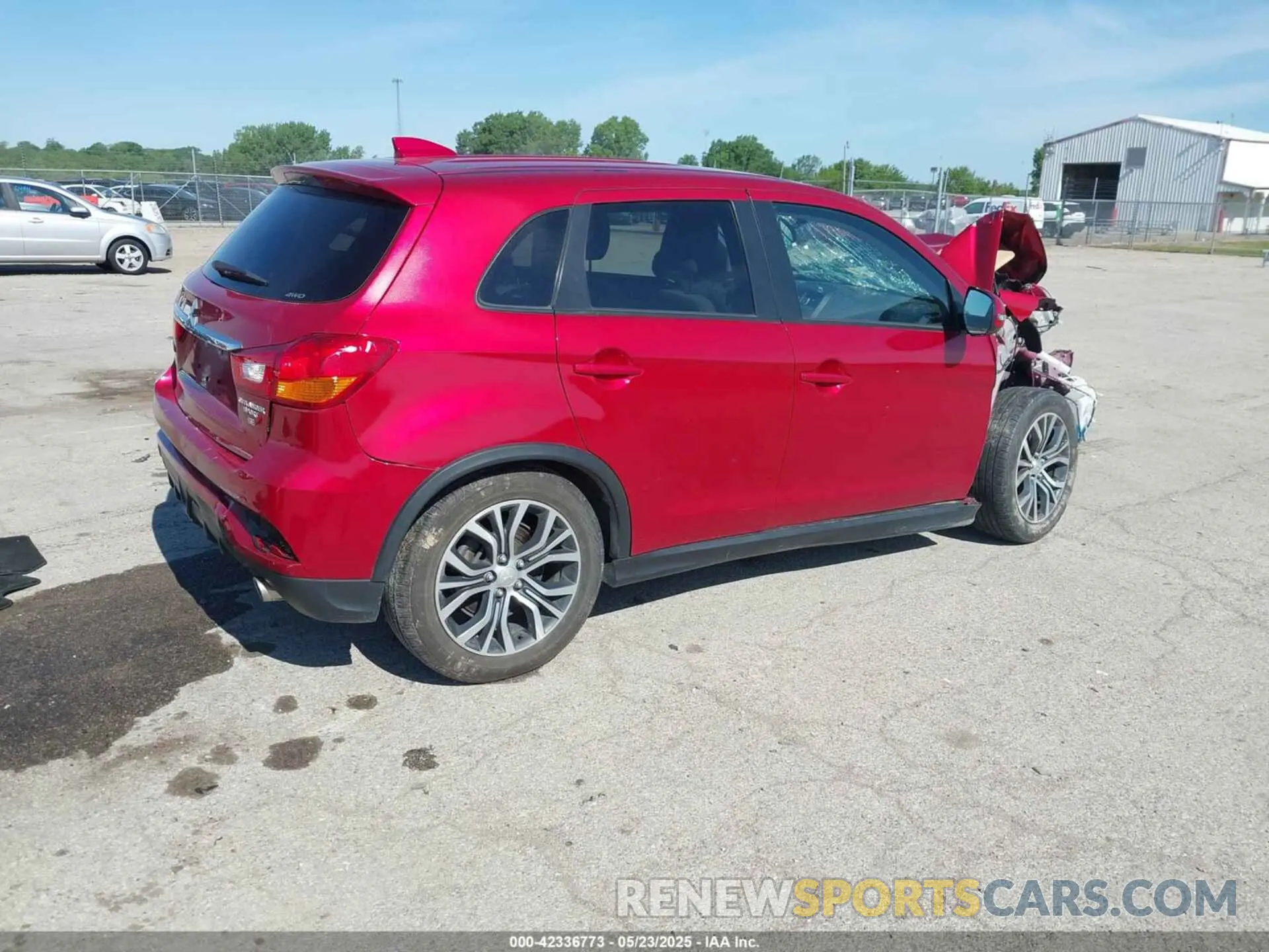 4 Photograph of a damaged car JA4AR3AU6KU007957 MITSUBISHI OUTLANDER SPORT 2019