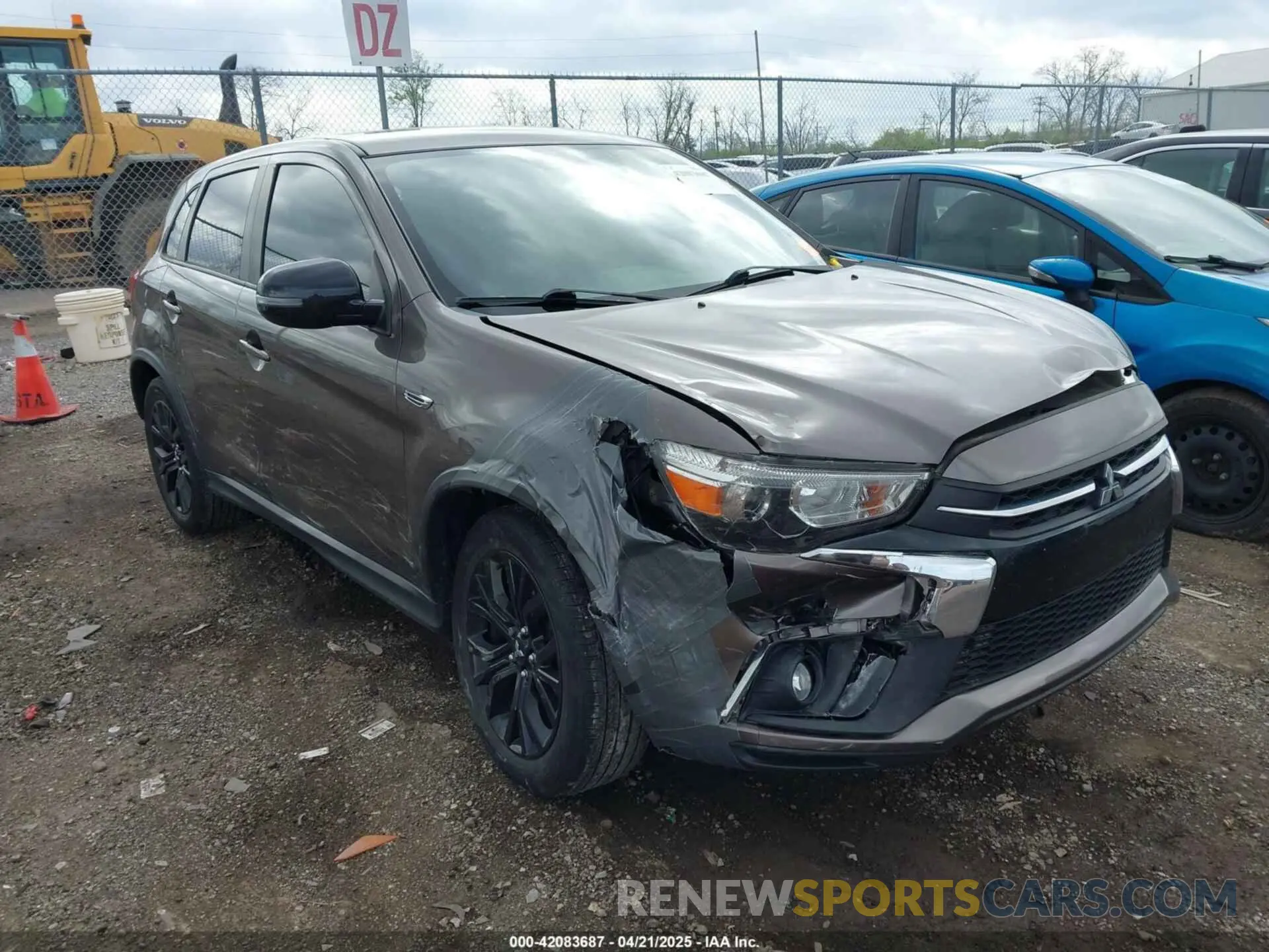 1 Photograph of a damaged car JA4AR3AU9KU027961 MITSUBISHI OUTLANDER SPORT 2019