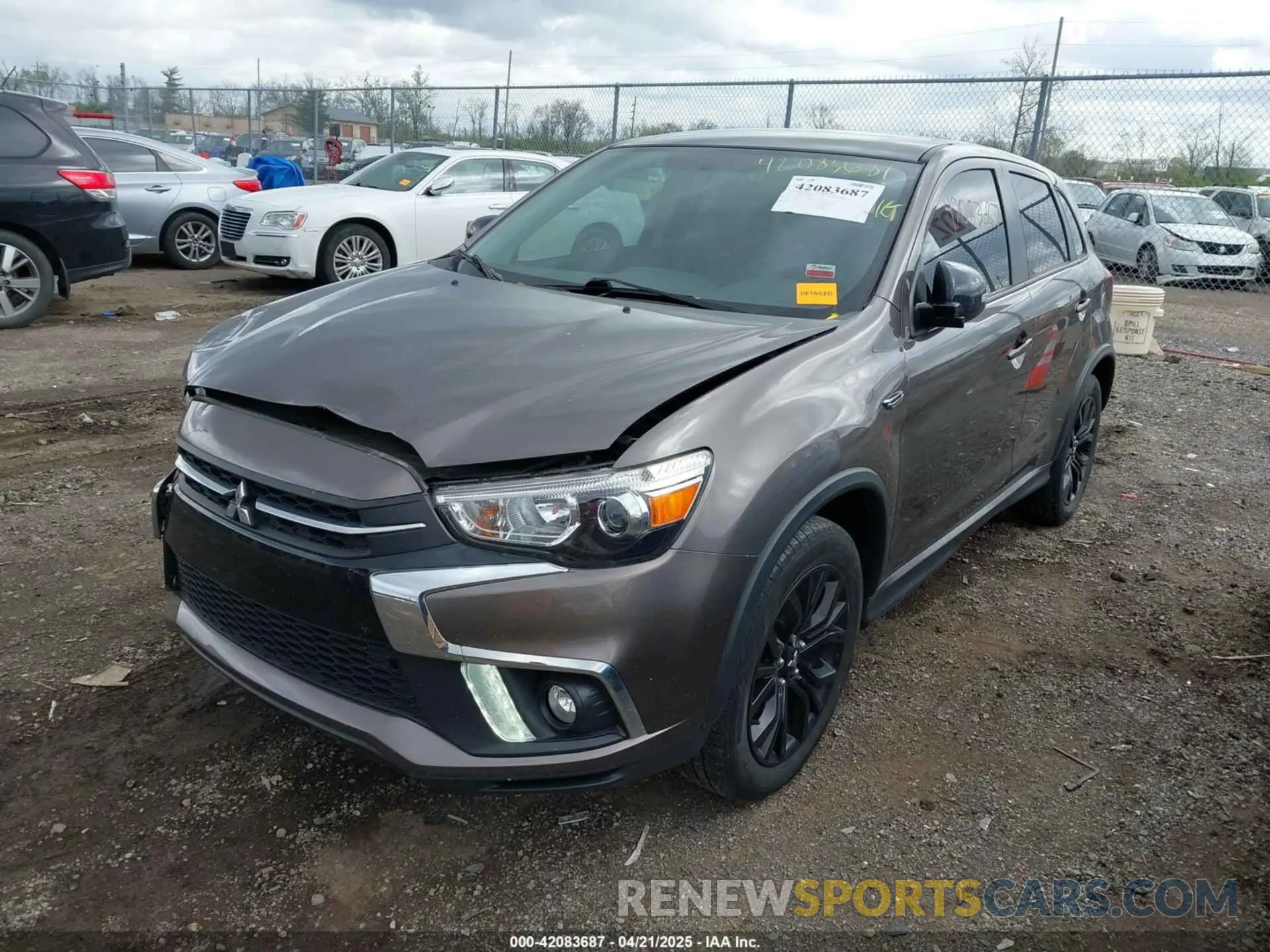 2 Photograph of a damaged car JA4AR3AU9KU027961 MITSUBISHI OUTLANDER SPORT 2019