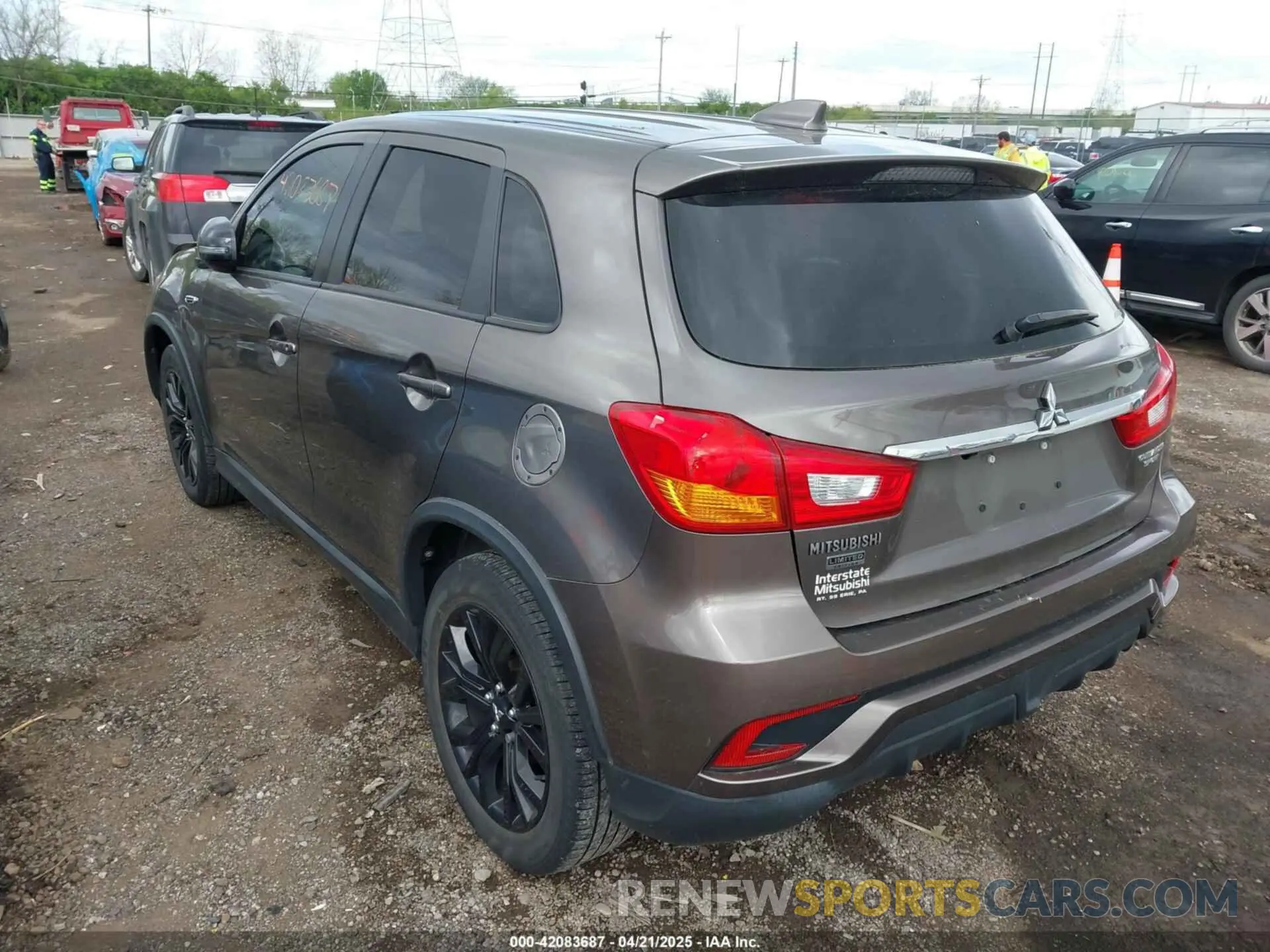 3 Photograph of a damaged car JA4AR3AU9KU027961 MITSUBISHI OUTLANDER SPORT 2019