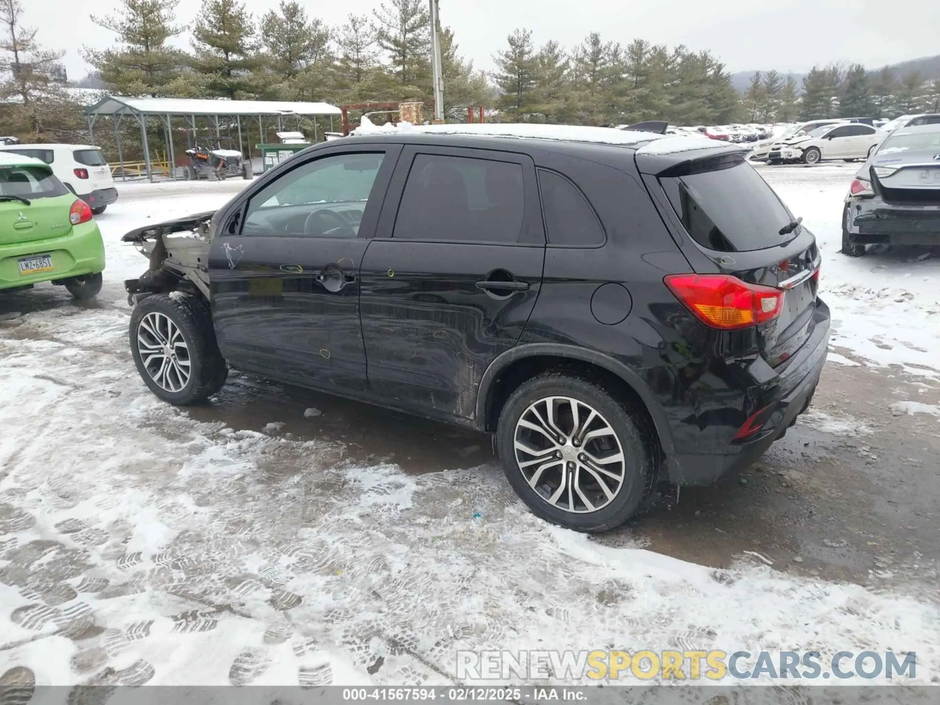 3 Photograph of a damaged car JA4AR3AUXKU005063 MITSUBISHI OUTLANDER SPORT 2019