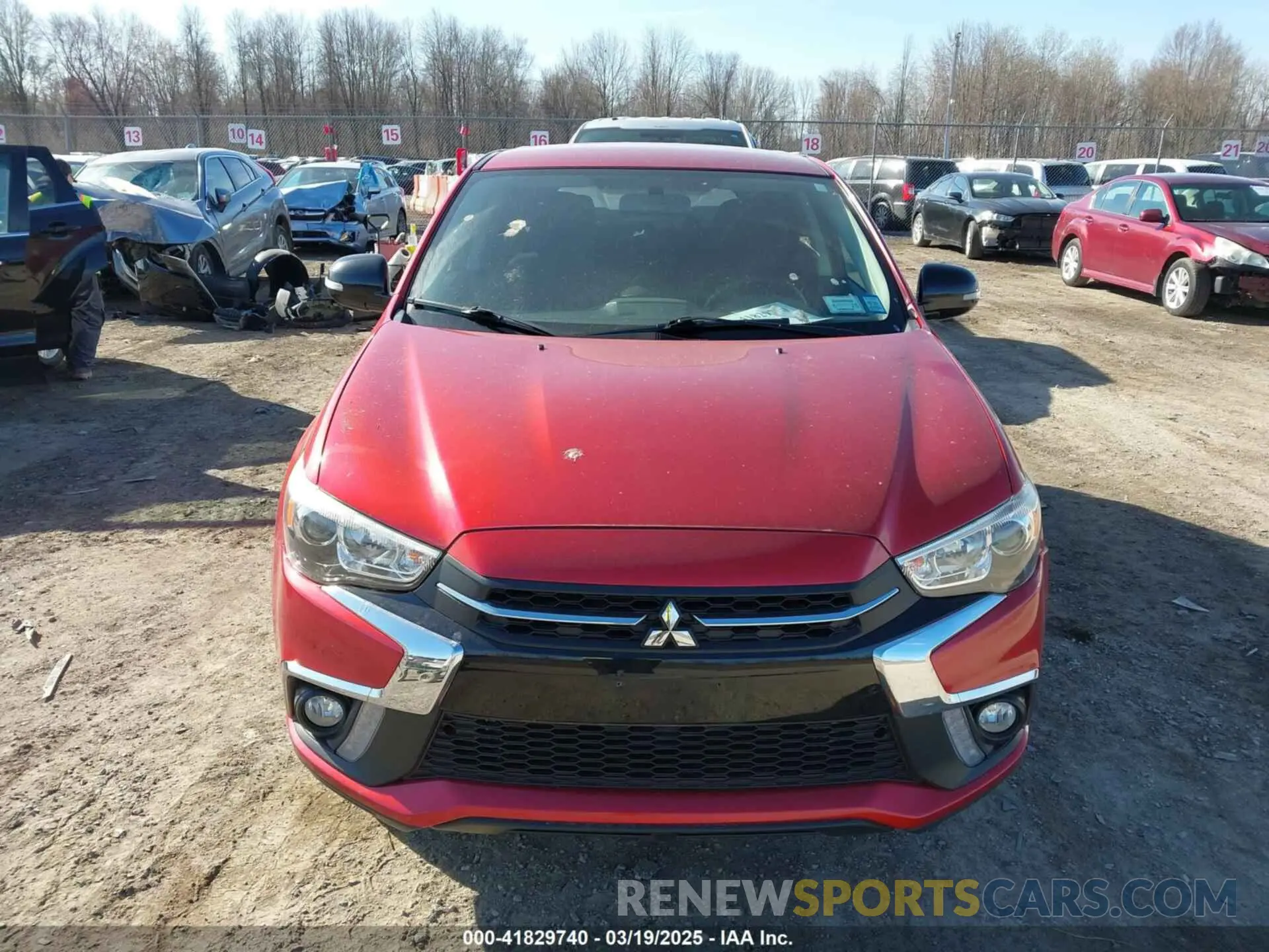 13 Photograph of a damaged car JA4AR3AUXKU016368 MITSUBISHI OUTLANDER SPORT 2019
