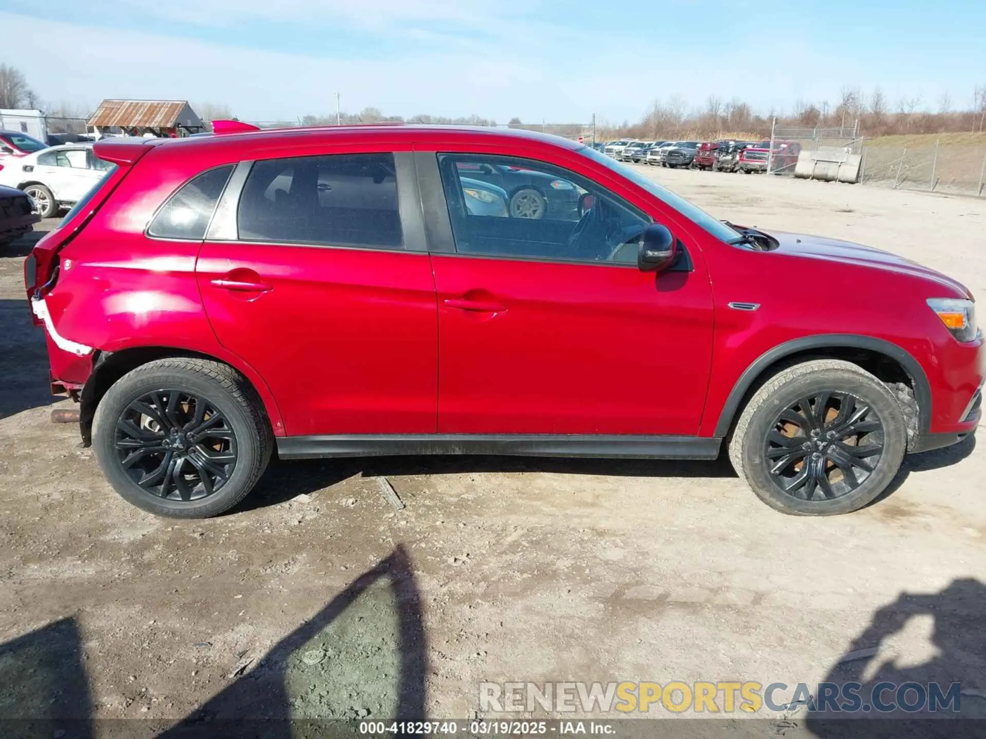 14 Photograph of a damaged car JA4AR3AUXKU016368 MITSUBISHI OUTLANDER SPORT 2019
