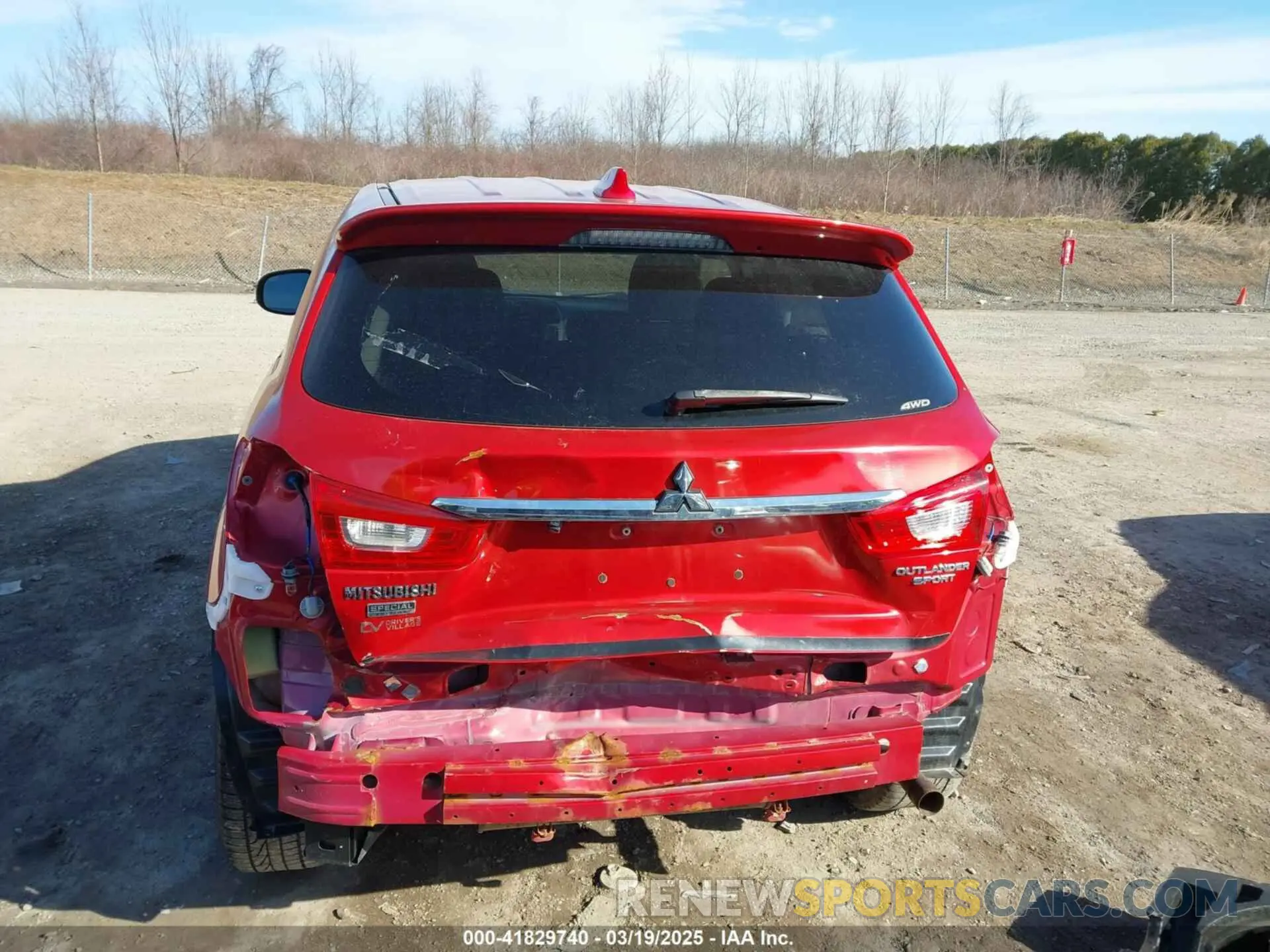 17 Photograph of a damaged car JA4AR3AUXKU016368 MITSUBISHI OUTLANDER SPORT 2019
