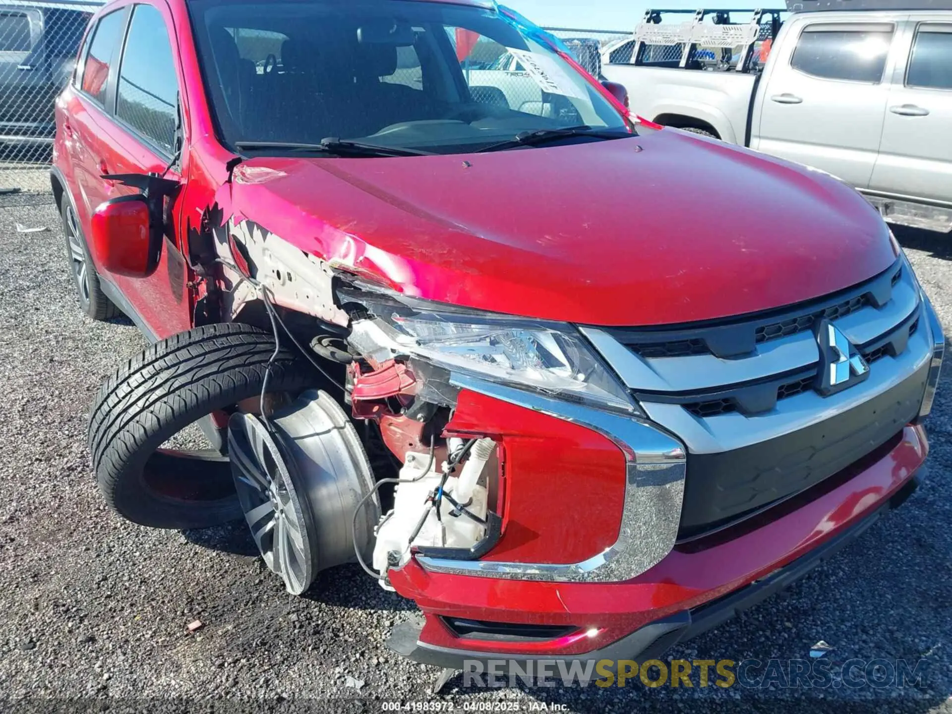 6 Photograph of a damaged car JA4AP3AU0LU016550 MITSUBISHI OUTLANDER SPORT 2020