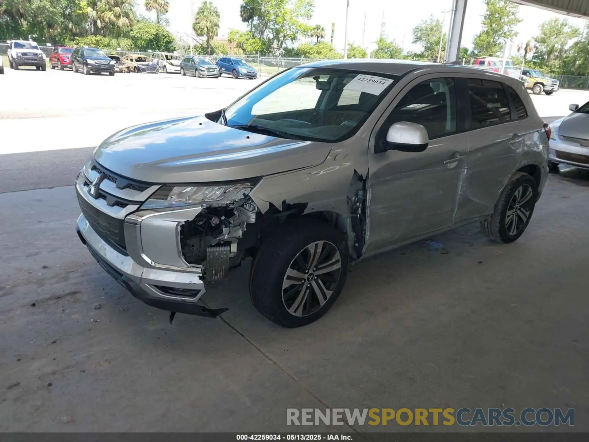 2 Photograph of a damaged car JA4AP3AU5LU017645 MITSUBISHI OUTLANDER SPORT 2020