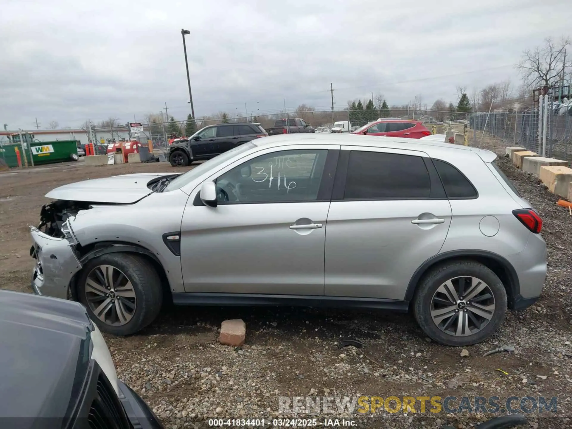 14 Photograph of a damaged car JA4AP3AU6LU017511 MITSUBISHI OUTLANDER SPORT 2020