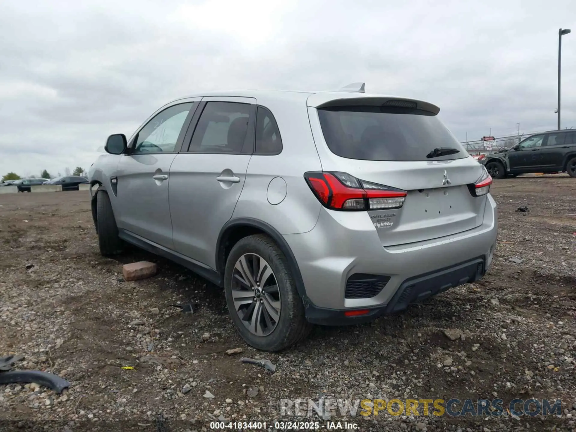3 Photograph of a damaged car JA4AP3AU6LU017511 MITSUBISHI OUTLANDER SPORT 2020