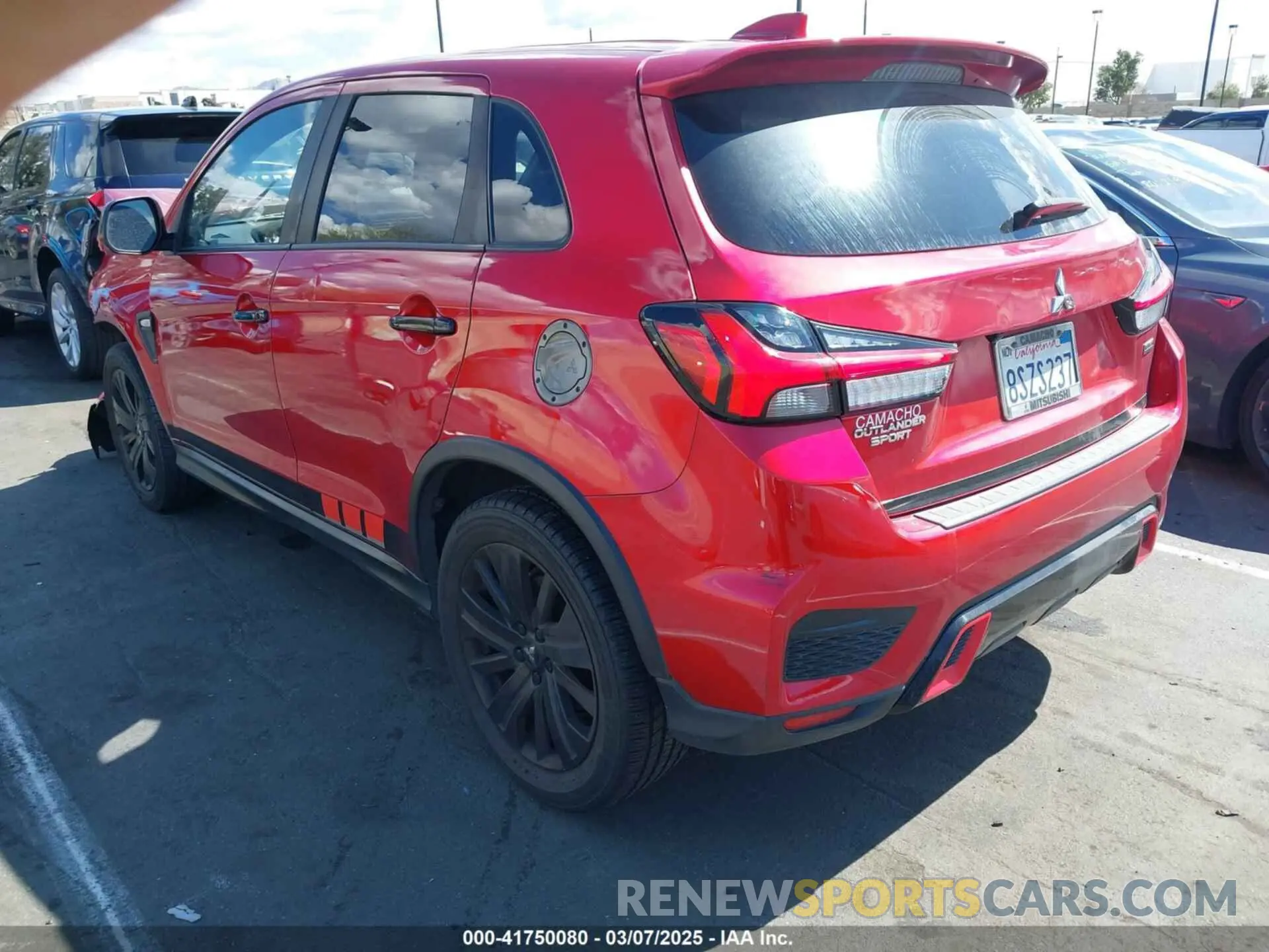 3 Photograph of a damaged car JA4AP3AU6LU025110 MITSUBISHI OUTLANDER SPORT 2020