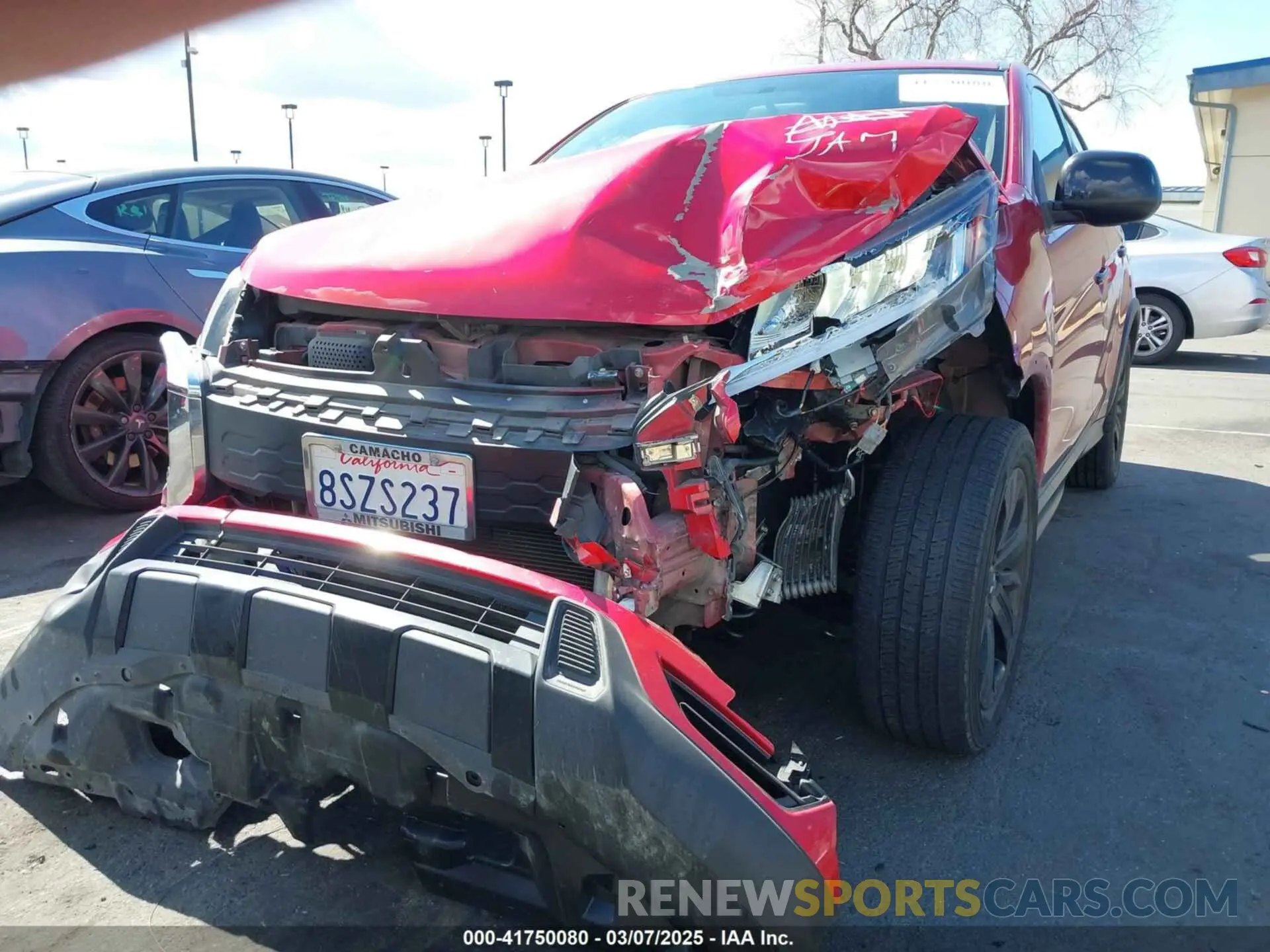 6 Photograph of a damaged car JA4AP3AU6LU025110 MITSUBISHI OUTLANDER SPORT 2020