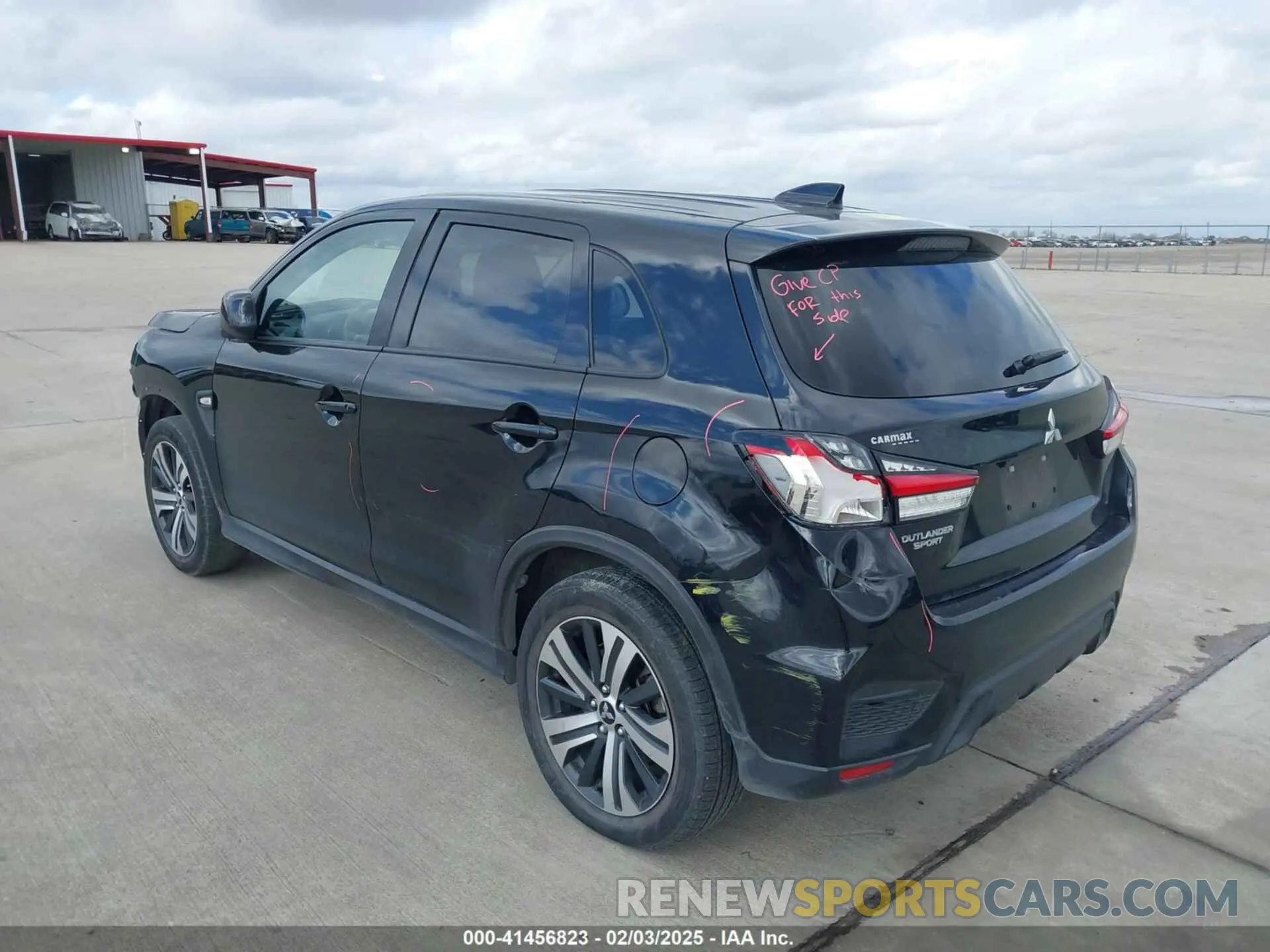 3 Photograph of a damaged car JA4AP3AU7LU006002 MITSUBISHI OUTLANDER SPORT 2020