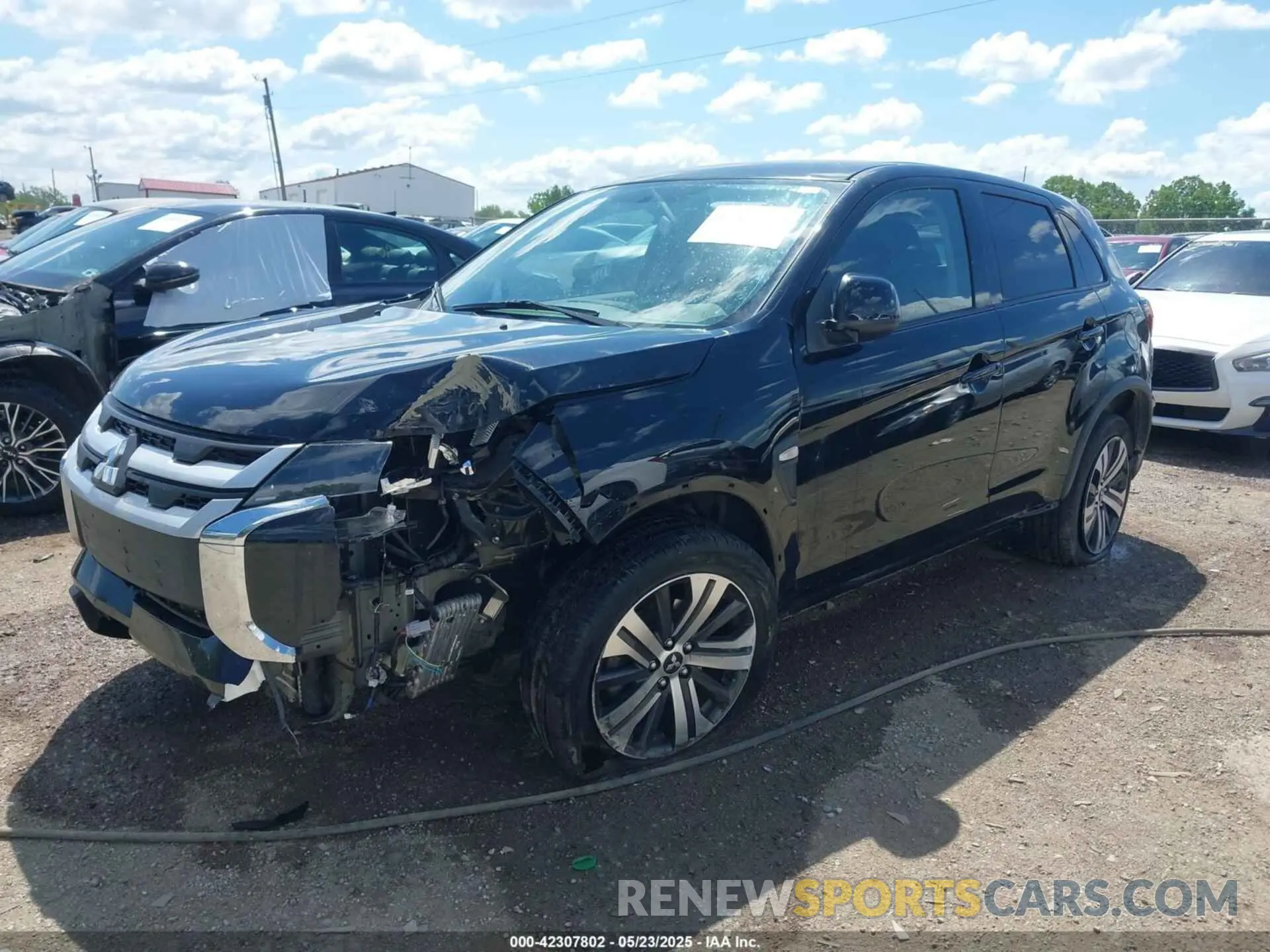 2 Photograph of a damaged car JA4AP3AU8LU005358 MITSUBISHI OUTLANDER SPORT 2020
