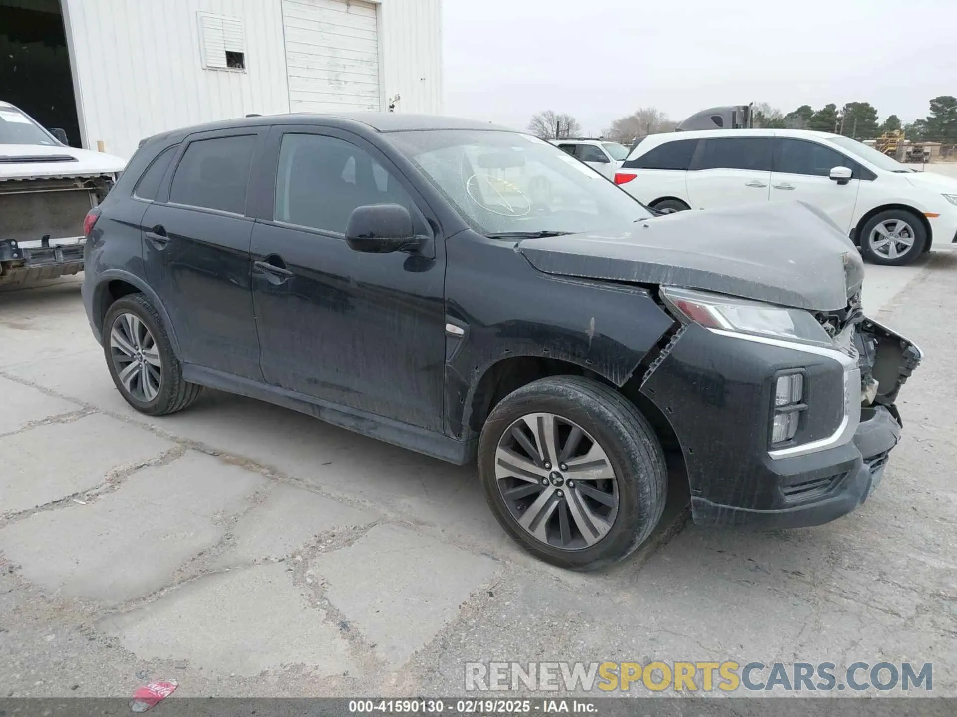 1 Photograph of a damaged car JA4AP3AU8LU021527 MITSUBISHI OUTLANDER SPORT 2020