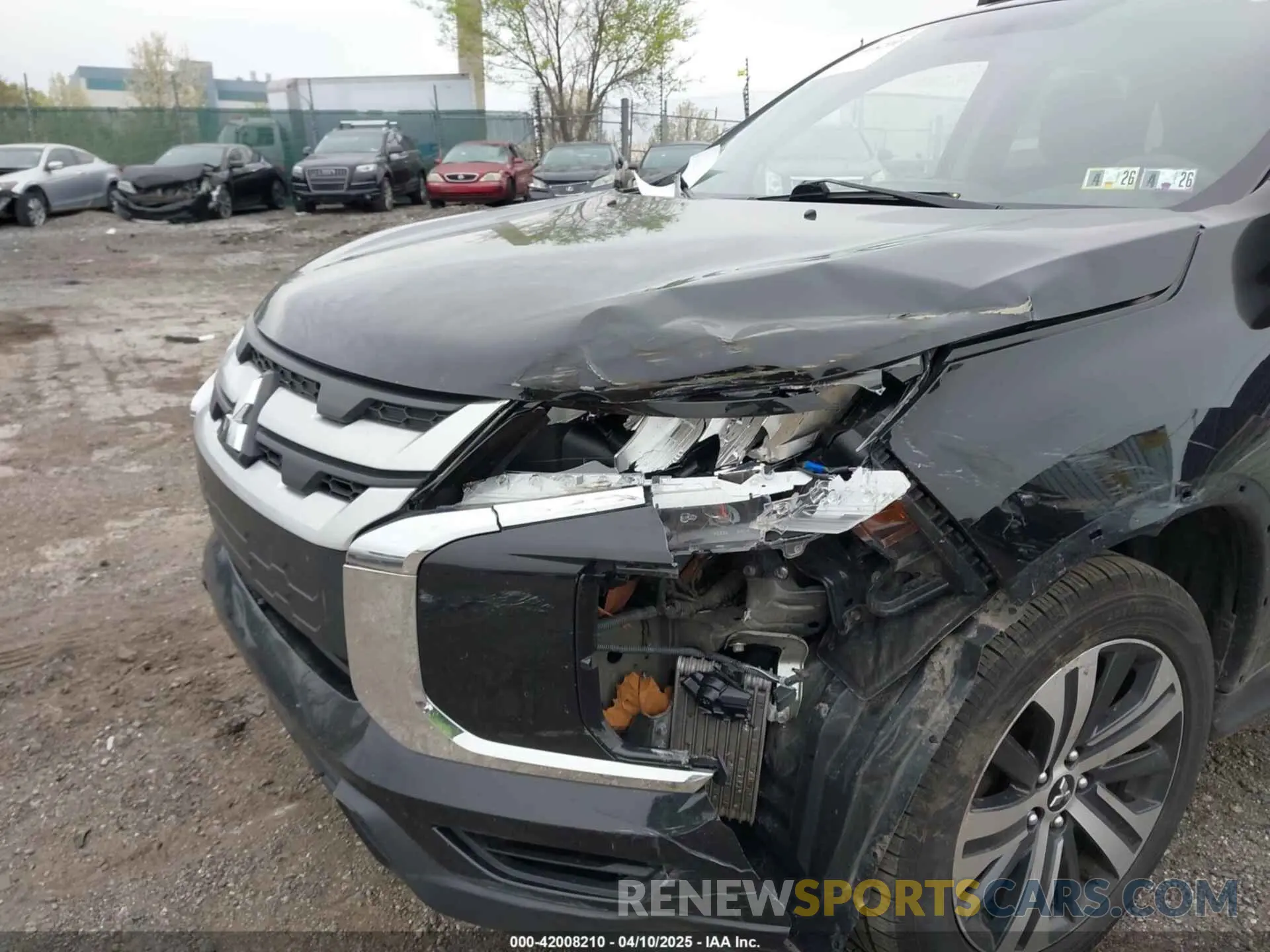 6 Photograph of a damaged car JA4AP3AU9LU011203 MITSUBISHI OUTLANDER SPORT 2020