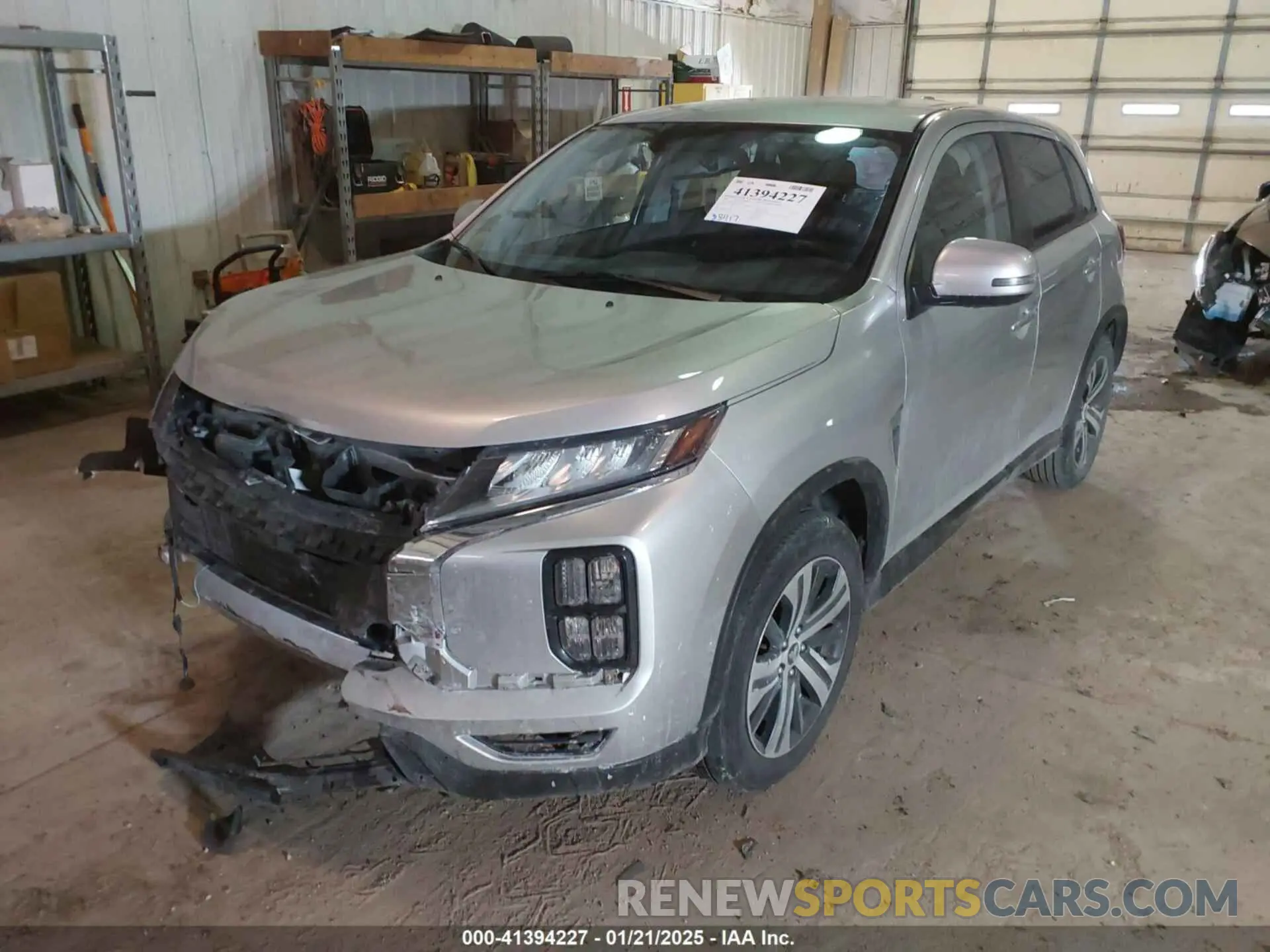 2 Photograph of a damaged car JA4AP4AU0LU029501 MITSUBISHI OUTLANDER SPORT 2020