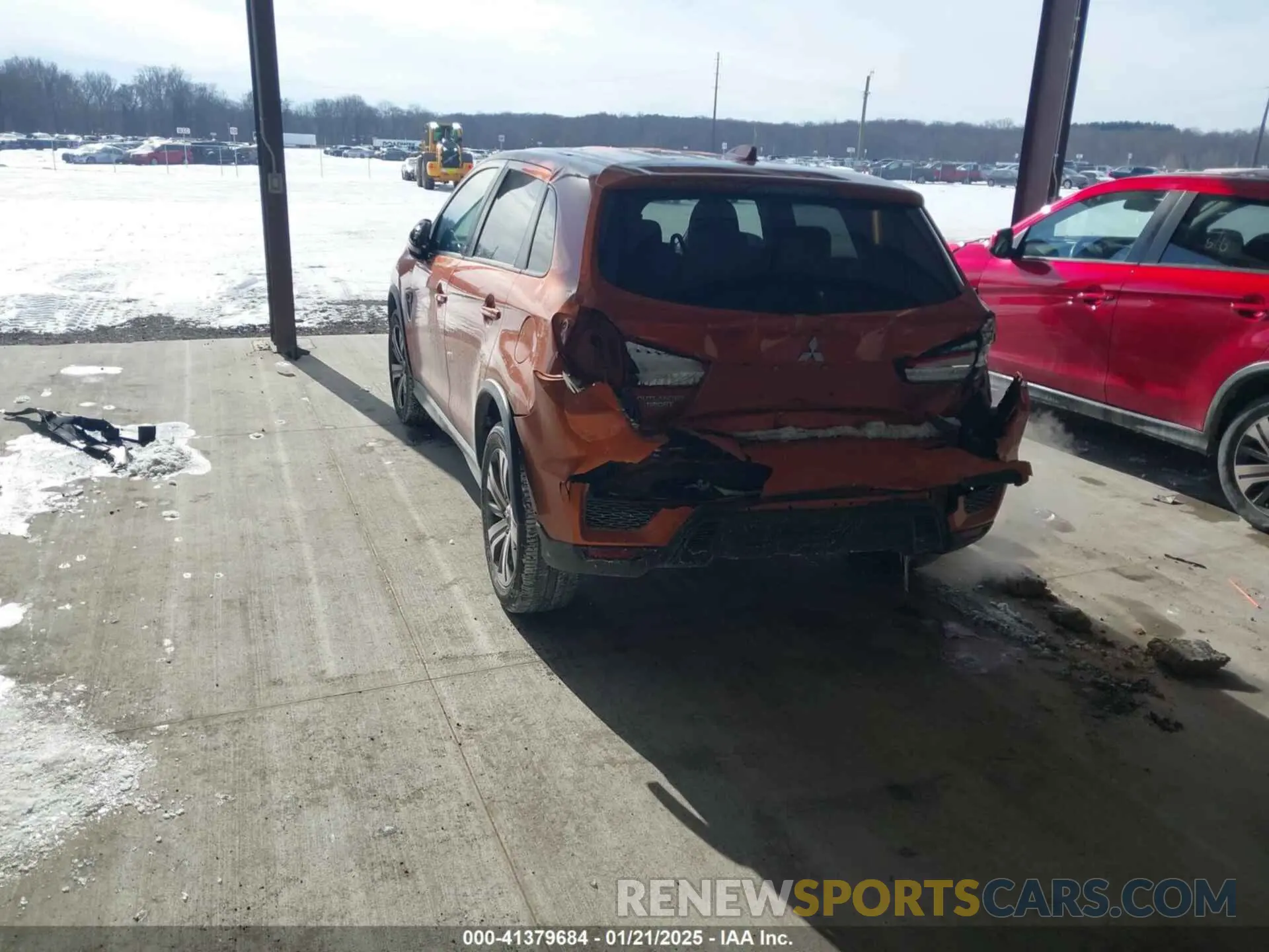 3 Photograph of a damaged car JA4AP4AU1LU028406 MITSUBISHI OUTLANDER SPORT 2020