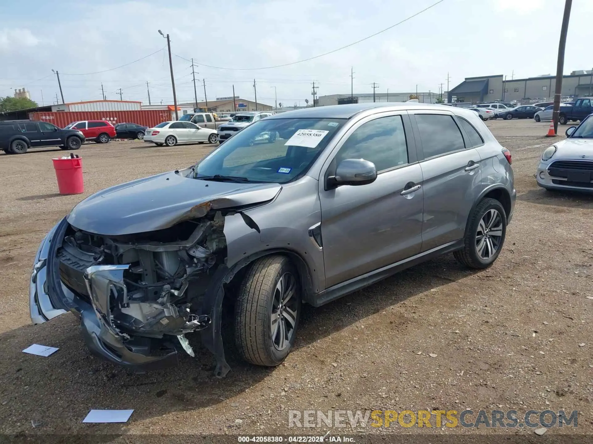 2 Photograph of a damaged car JA4AP4AU1LU028504 MITSUBISHI OUTLANDER SPORT 2020