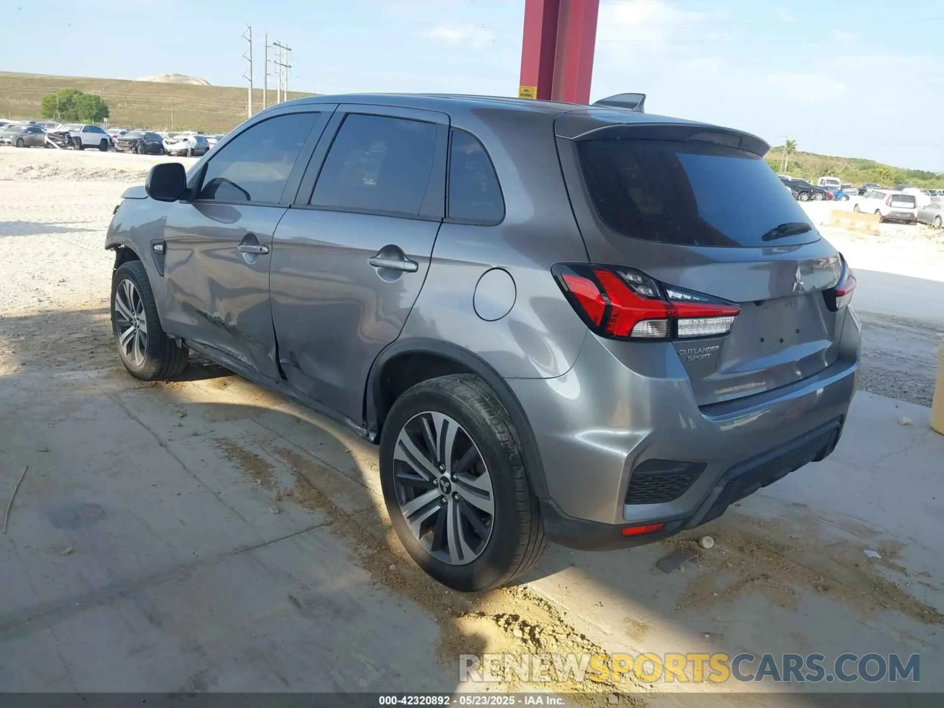 3 Photograph of a damaged car JA4AR3AU0LU013786 MITSUBISHI OUTLANDER SPORT 2020