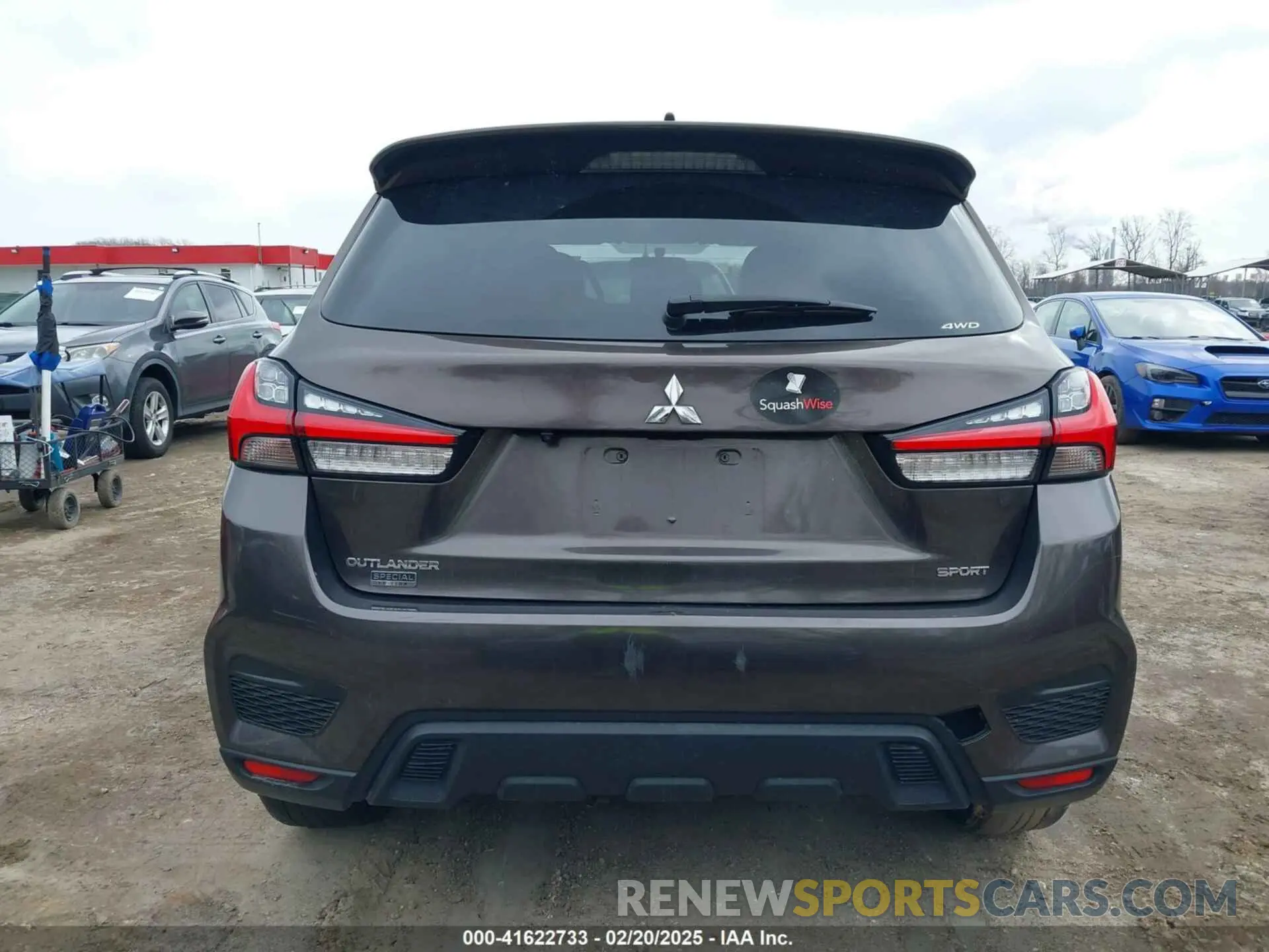 16 Photograph of a damaged car JA4AR3AU0LU029485 MITSUBISHI OUTLANDER SPORT 2020