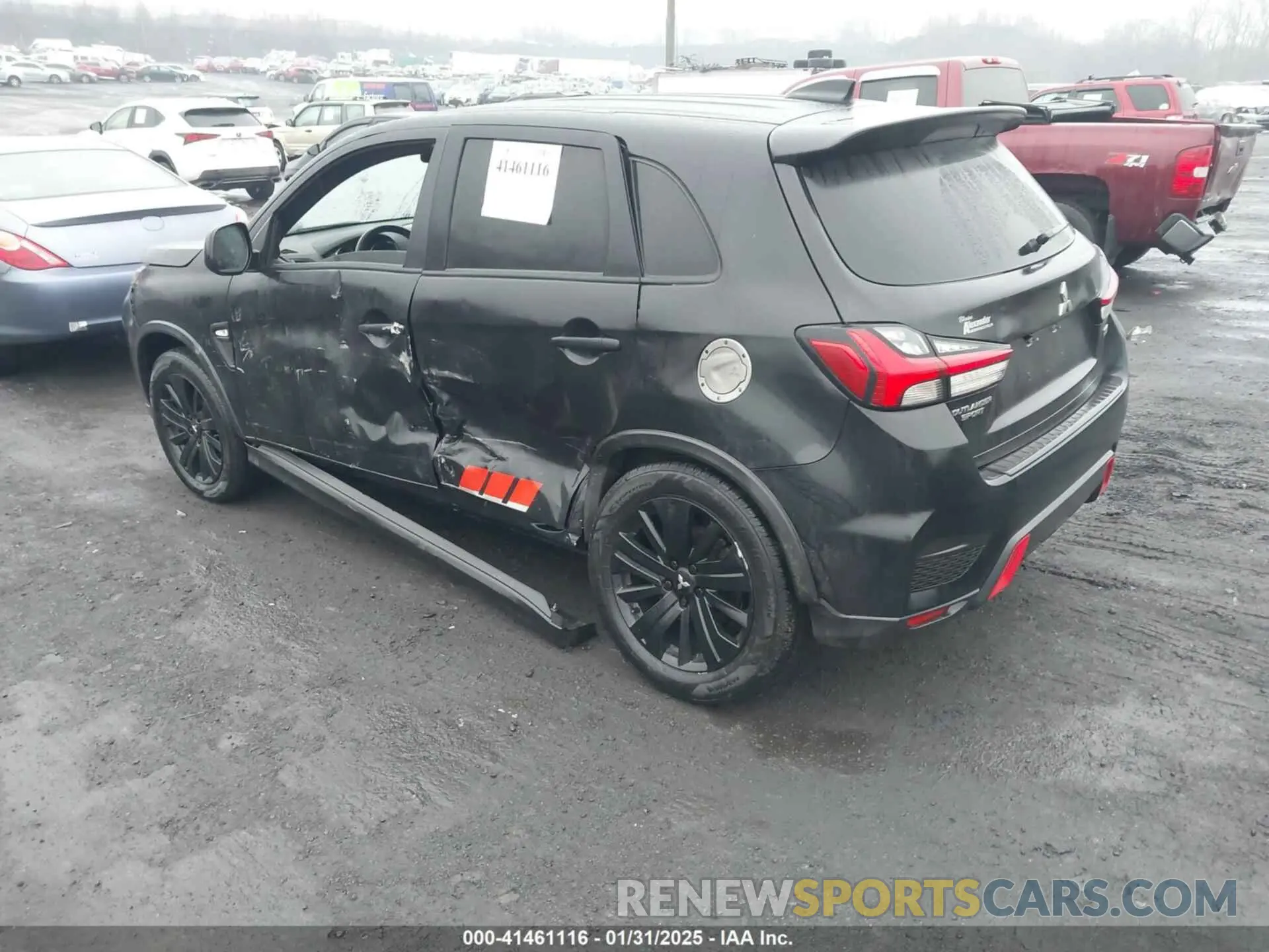 3 Photograph of a damaged car JA4AR3AU1LU019659 MITSUBISHI OUTLANDER SPORT 2020