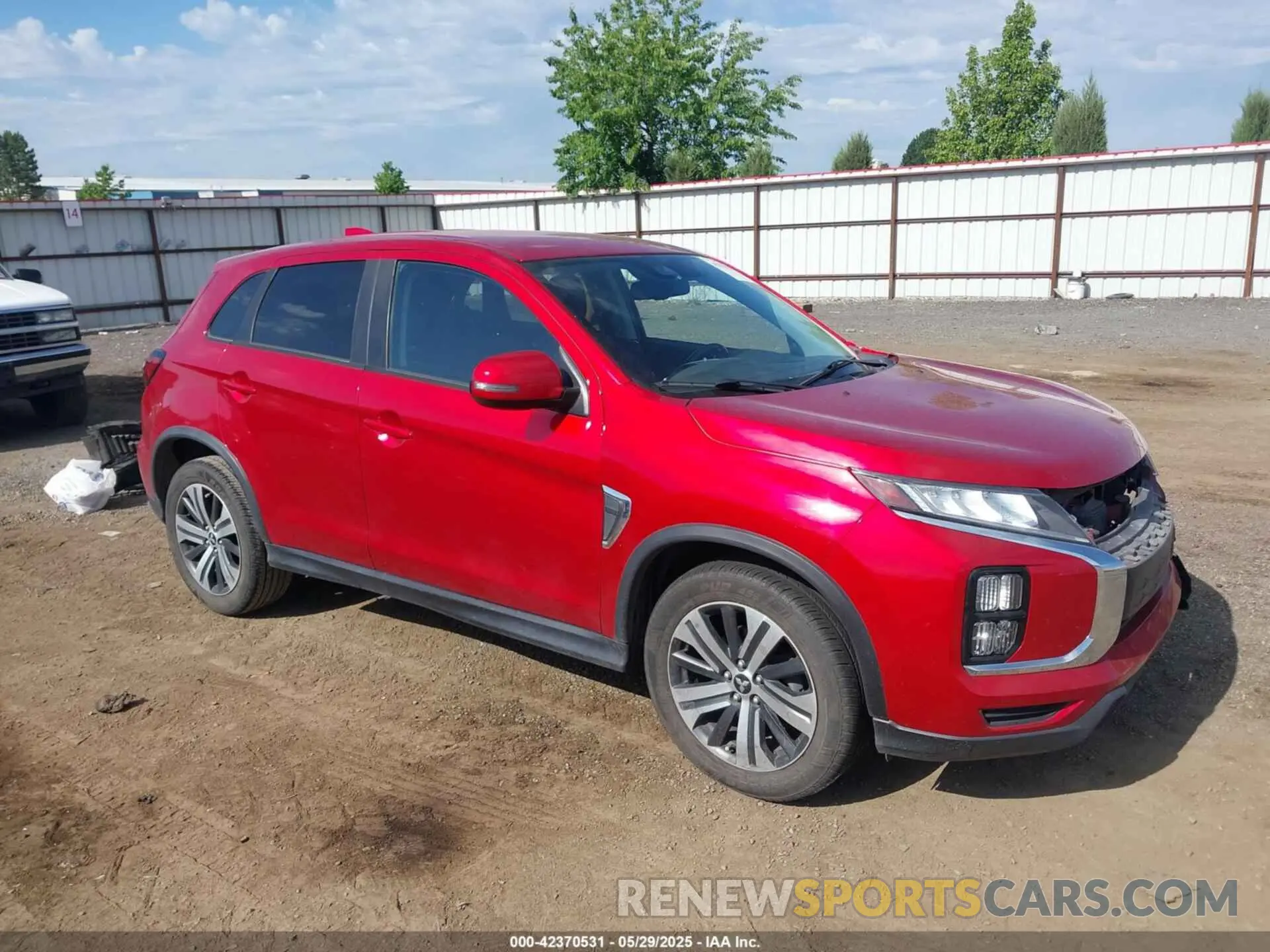 1 Photograph of a damaged car JA4AR3AU2LU019279 MITSUBISHI OUTLANDER SPORT 2020