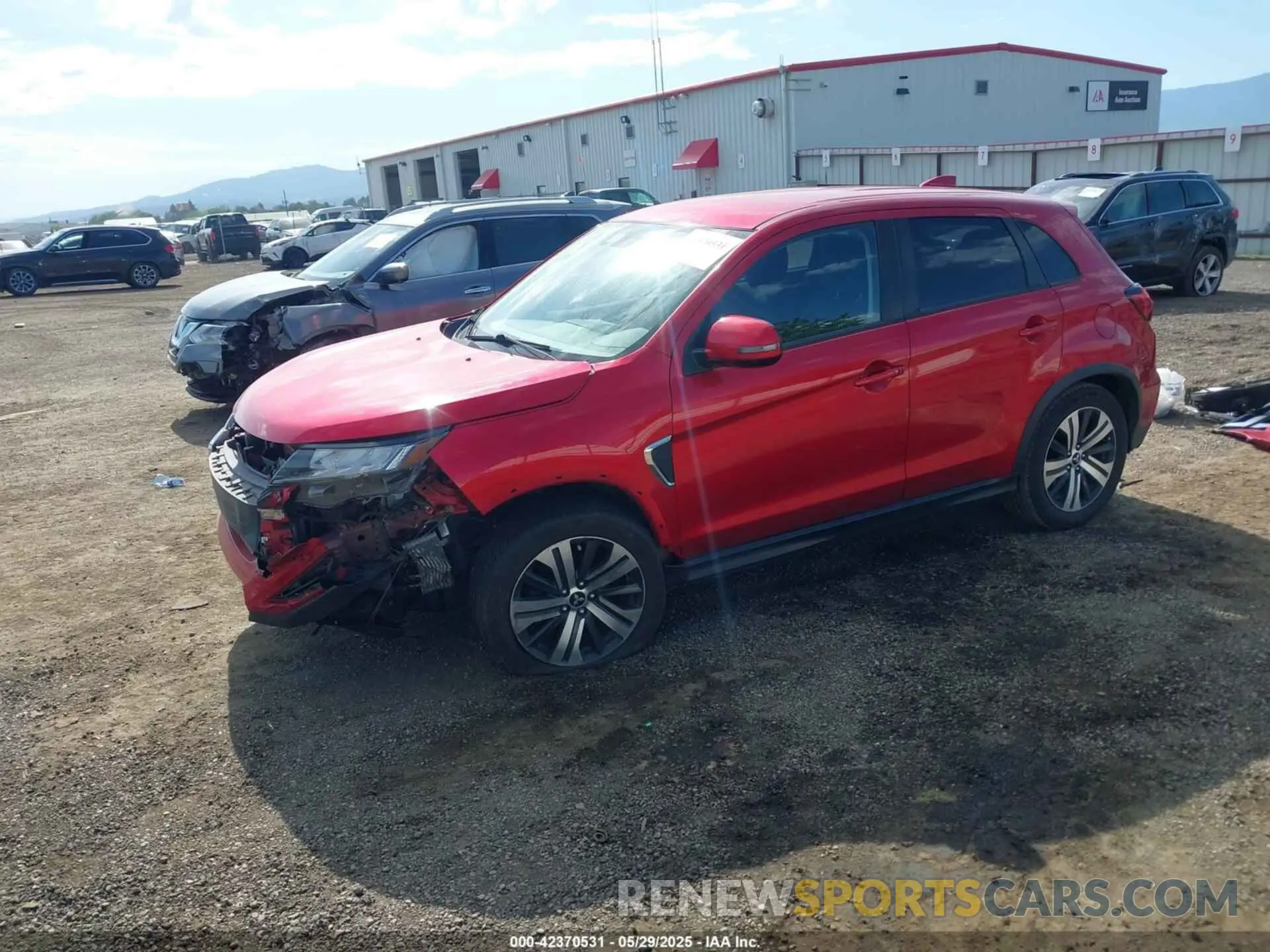 2 Photograph of a damaged car JA4AR3AU2LU019279 MITSUBISHI OUTLANDER SPORT 2020