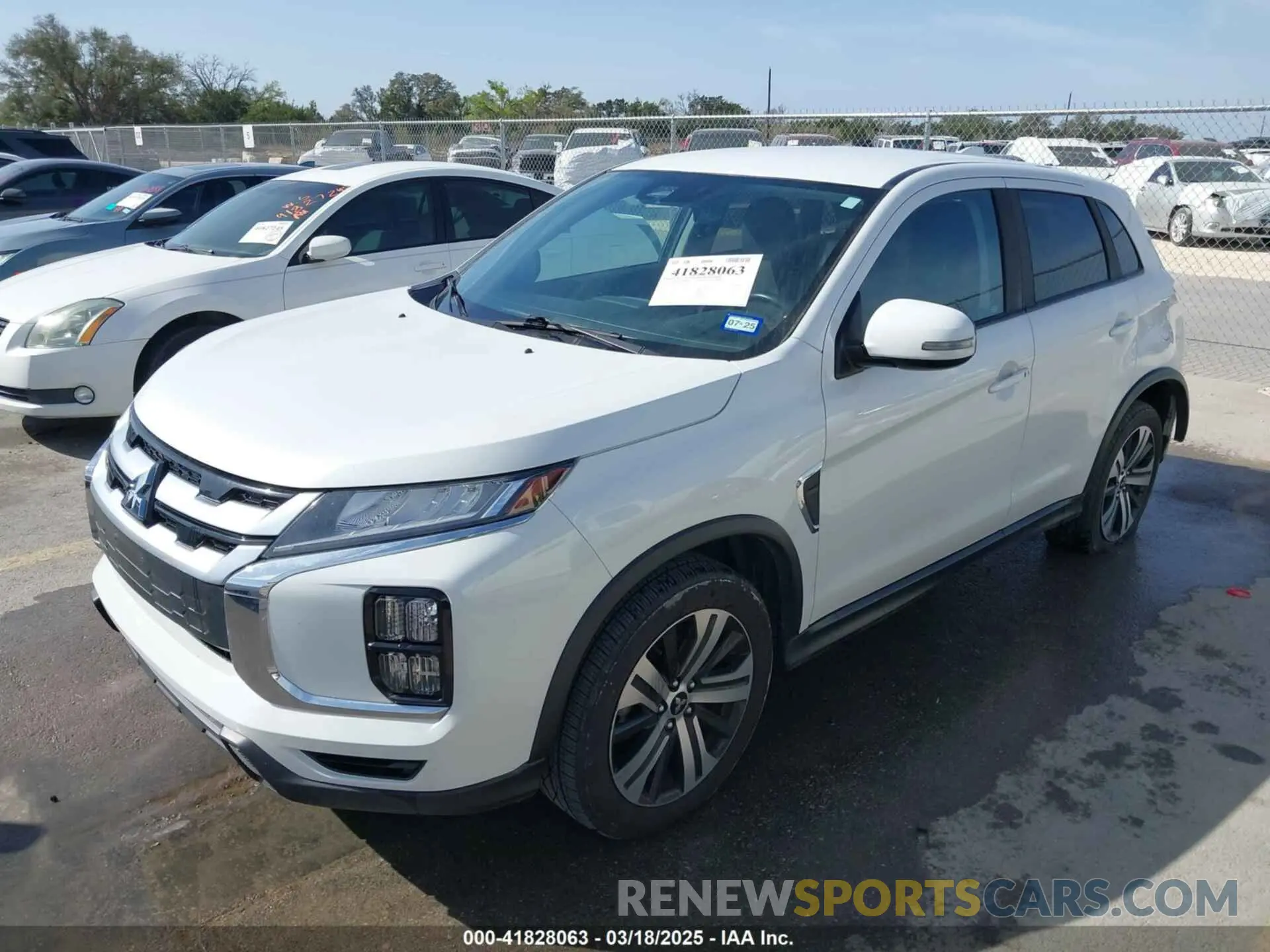 2 Photograph of a damaged car JA4AR3AU5LU010429 MITSUBISHI OUTLANDER SPORT 2020