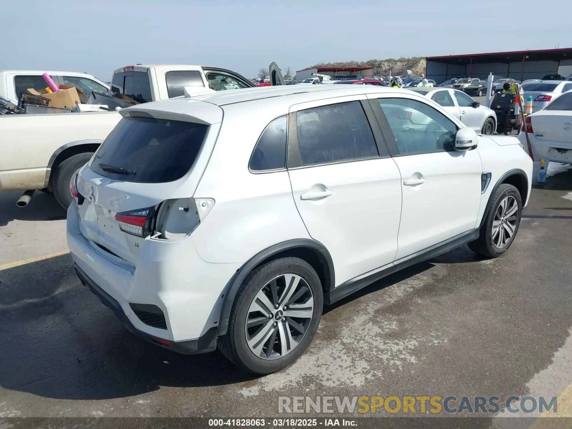 4 Photograph of a damaged car JA4AR3AU5LU010429 MITSUBISHI OUTLANDER SPORT 2020