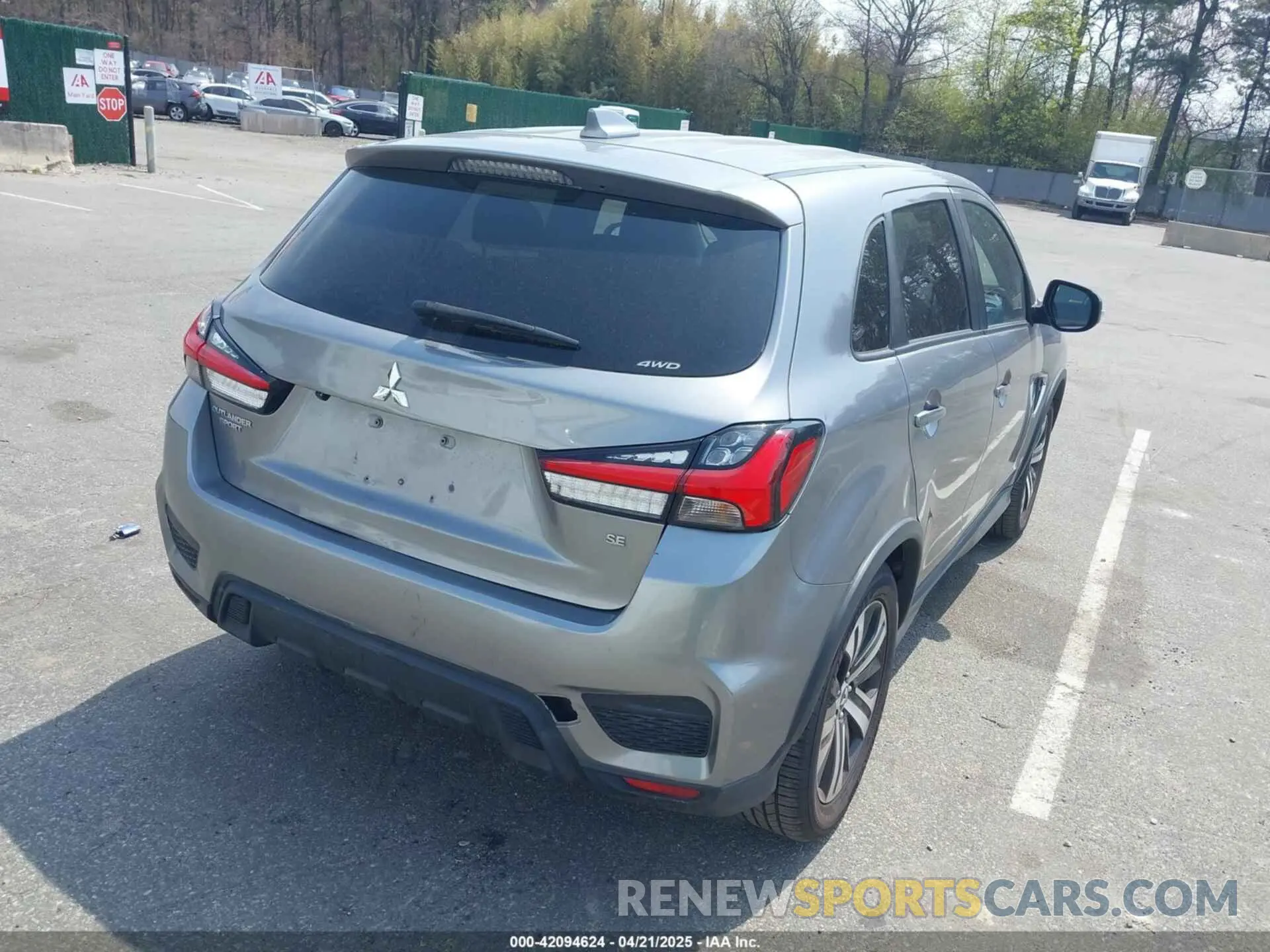 4 Photograph of a damaged car JA4AR3AU5LU016702 MITSUBISHI OUTLANDER SPORT 2020