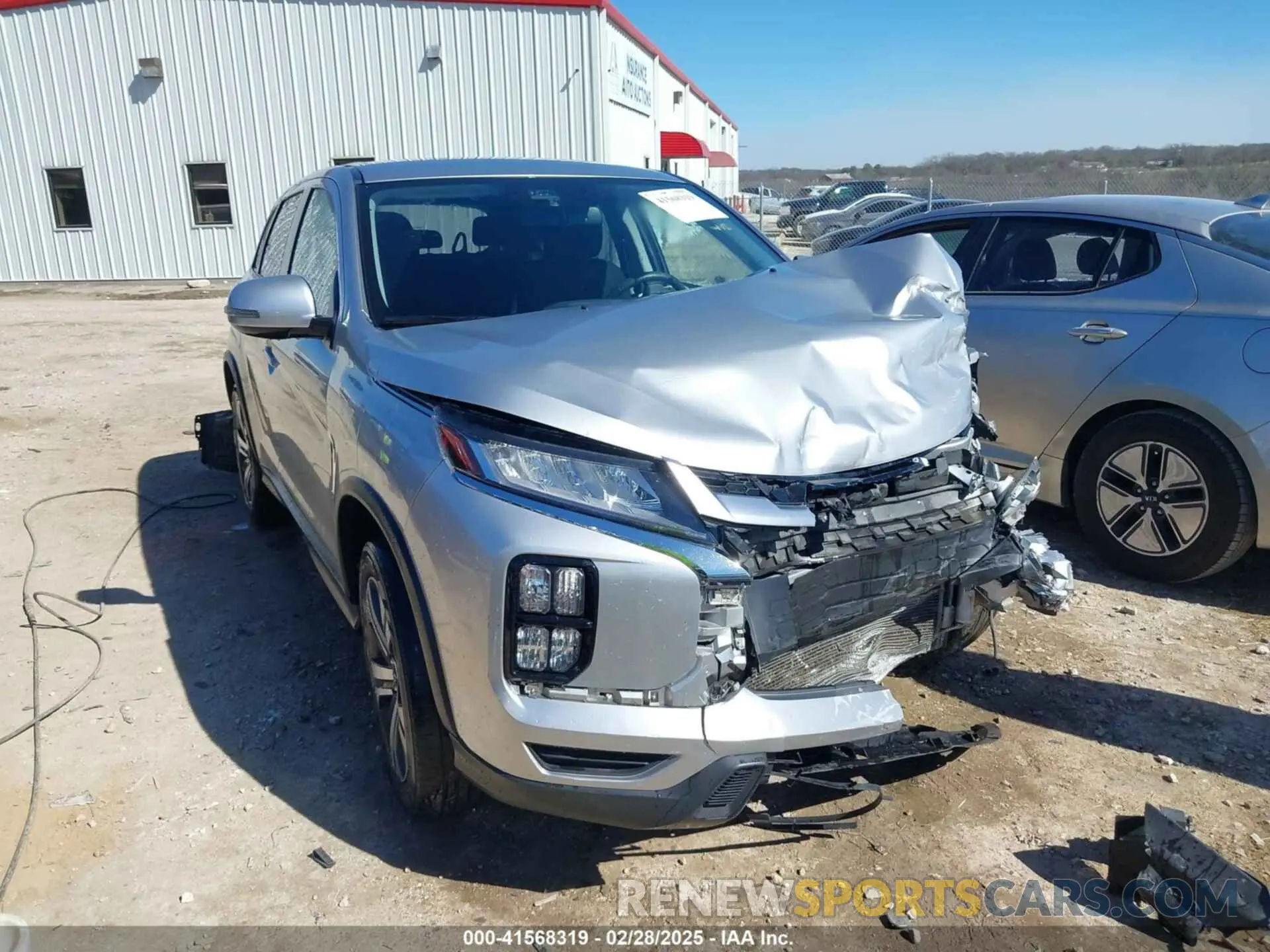 1 Photograph of a damaged car JA4AR3AU6LU019365 MITSUBISHI OUTLANDER SPORT 2020
