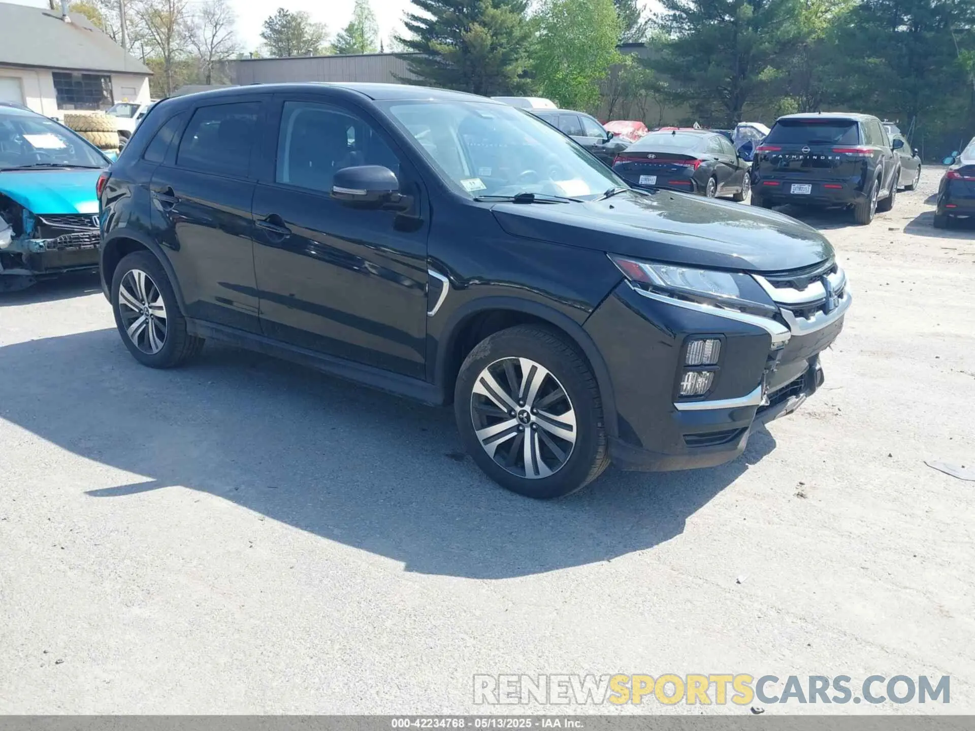 1 Photograph of a damaged car JA4AR3AU7LU014515 MITSUBISHI OUTLANDER SPORT 2020