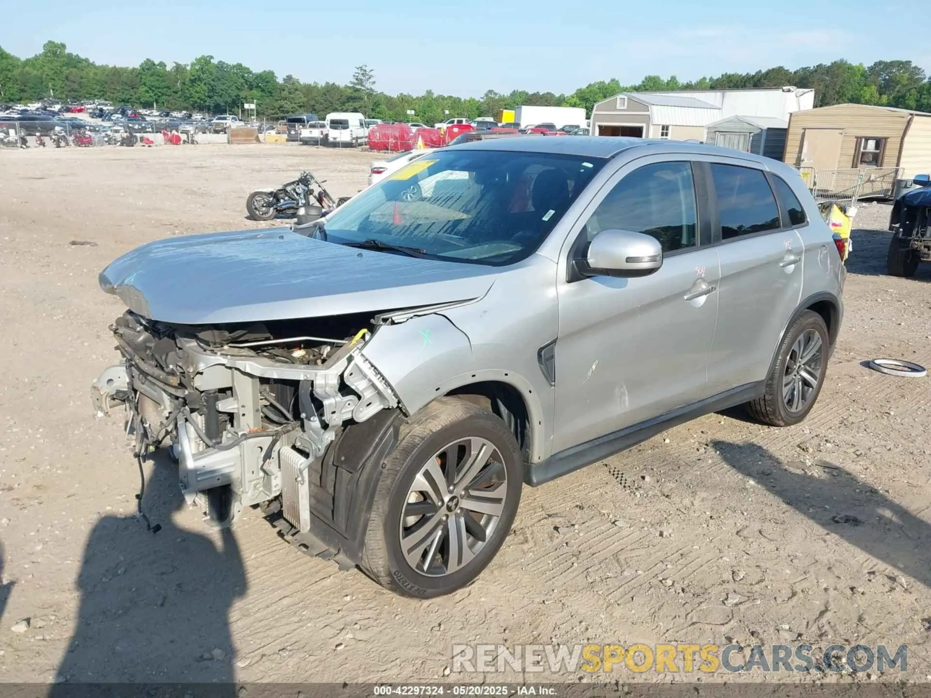 2 Photograph of a damaged car JA4AR3AU8LU018766 MITSUBISHI OUTLANDER SPORT 2020