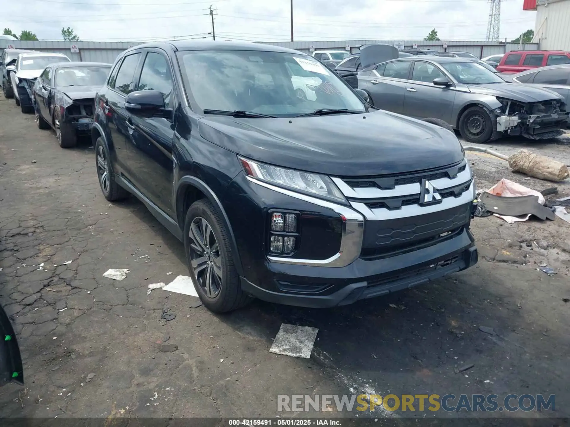 1 Photograph of a damaged car JA4AR3AU9LU008800 MITSUBISHI OUTLANDER SPORT 2020