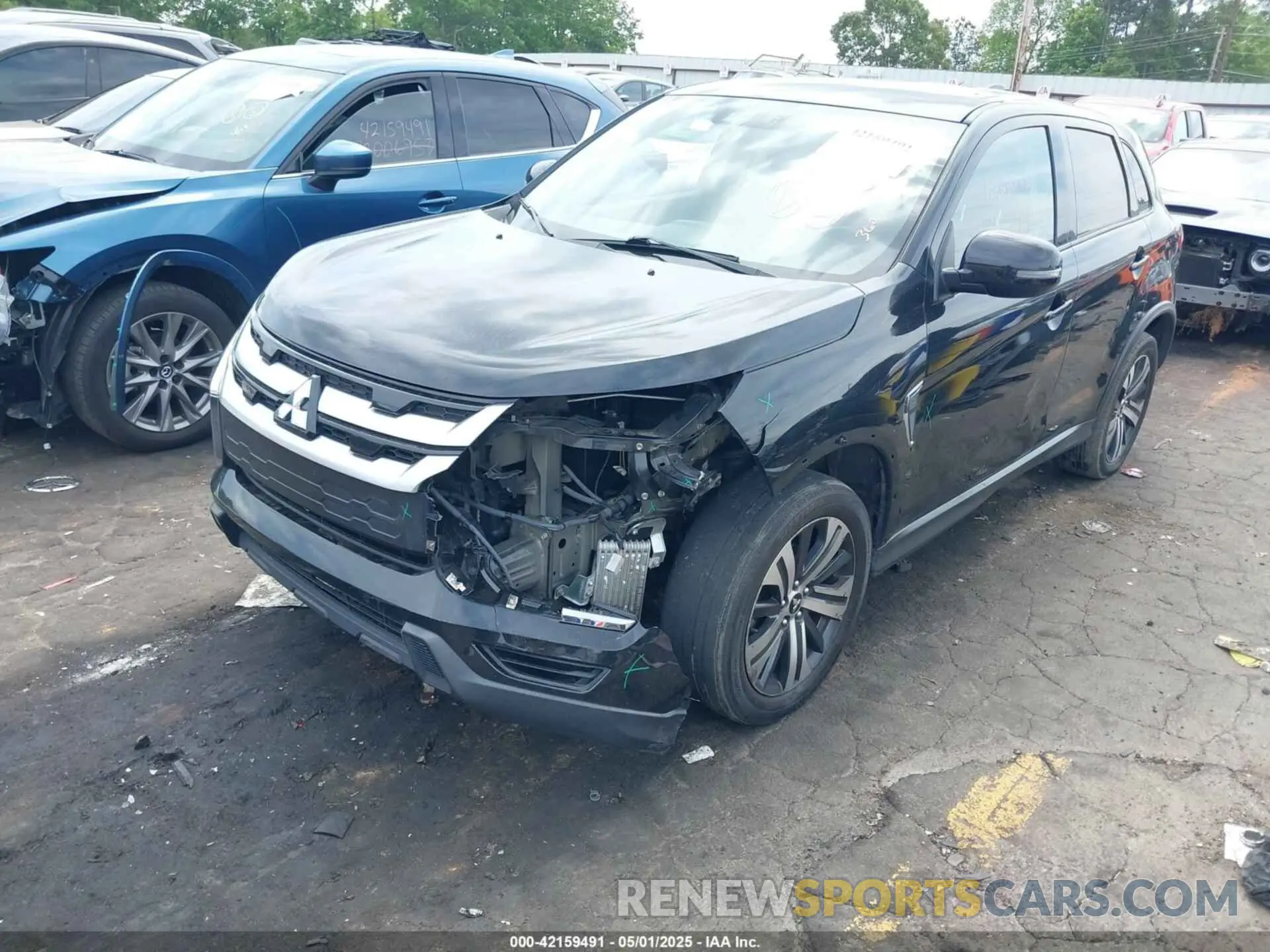 6 Photograph of a damaged car JA4AR3AU9LU008800 MITSUBISHI OUTLANDER SPORT 2020