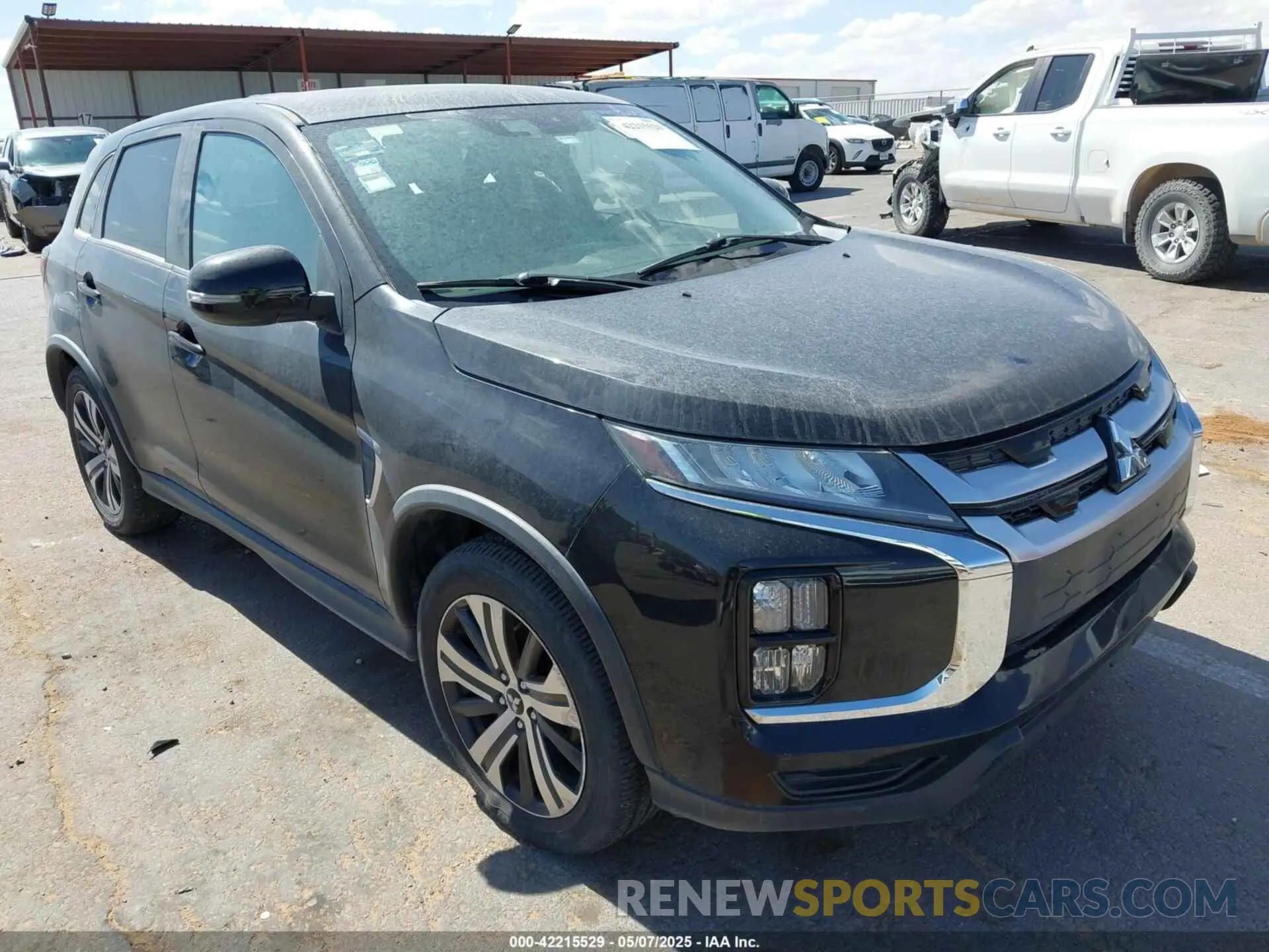 1 Photograph of a damaged car JA4AR3AU9LU021336 MITSUBISHI OUTLANDER SPORT 2020
