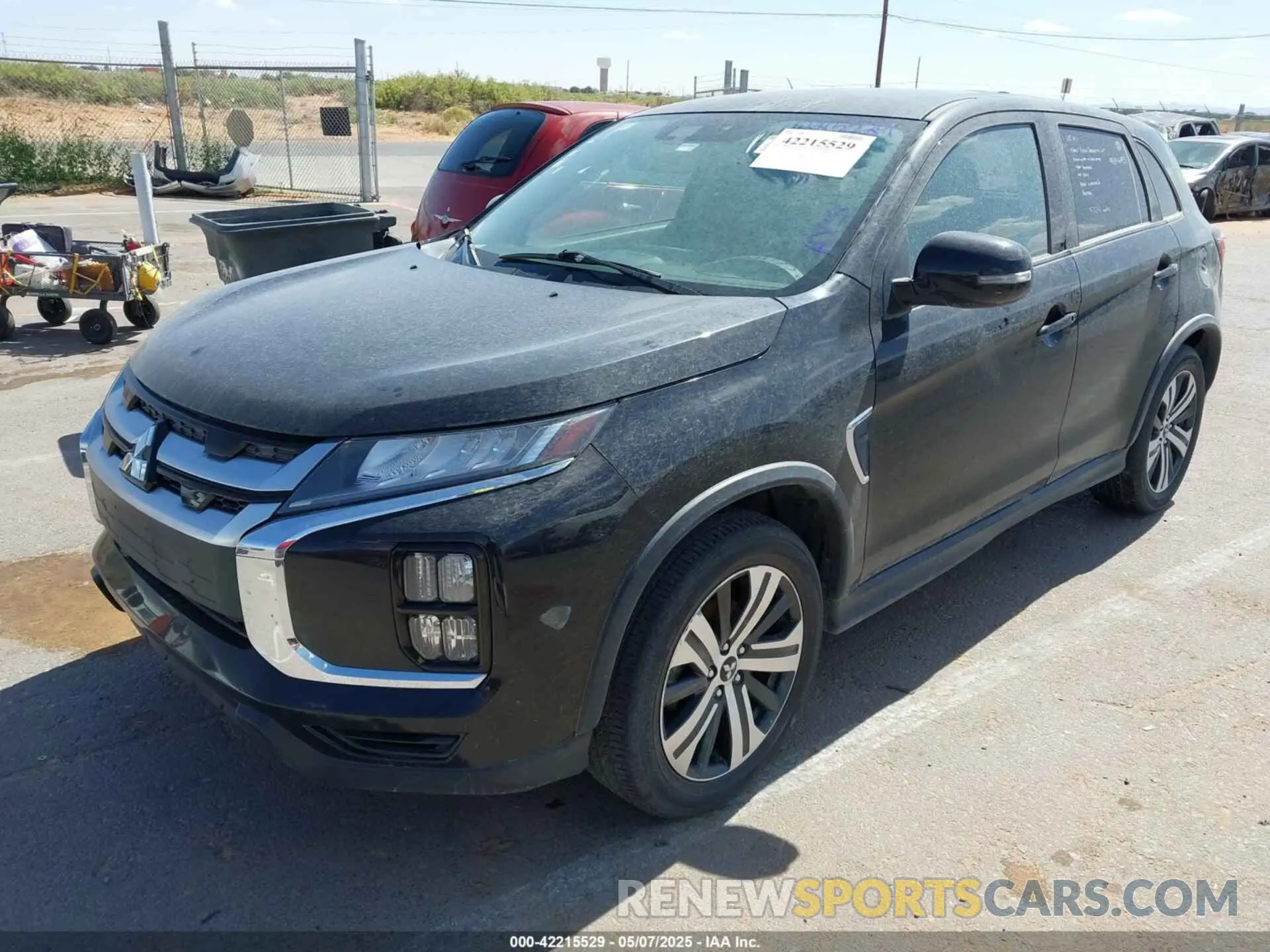 2 Photograph of a damaged car JA4AR3AU9LU021336 MITSUBISHI OUTLANDER SPORT 2020