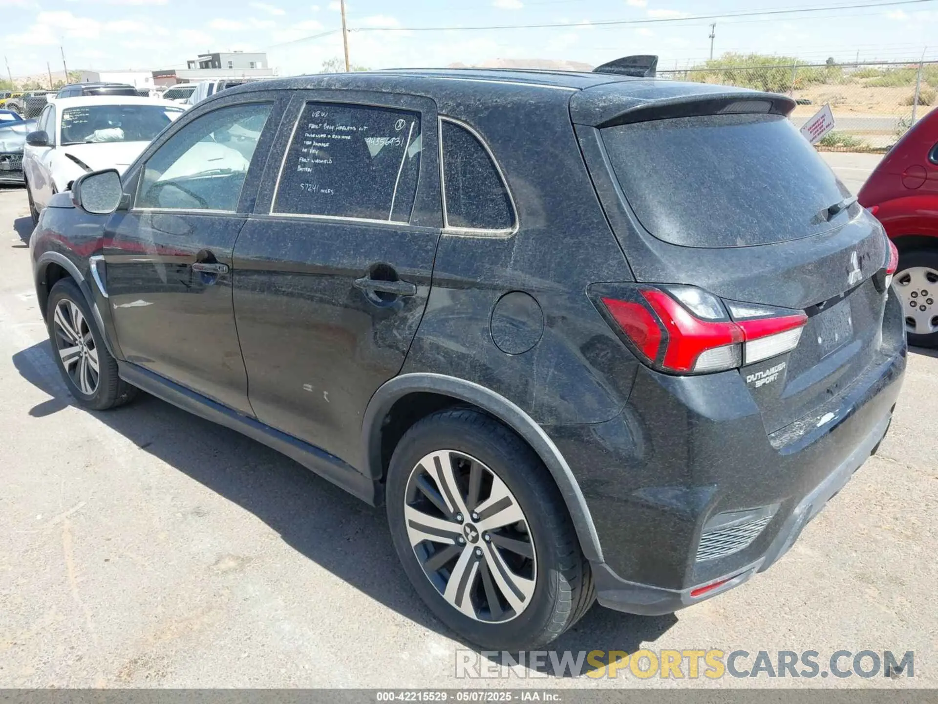 3 Photograph of a damaged car JA4AR3AU9LU021336 MITSUBISHI OUTLANDER SPORT 2020