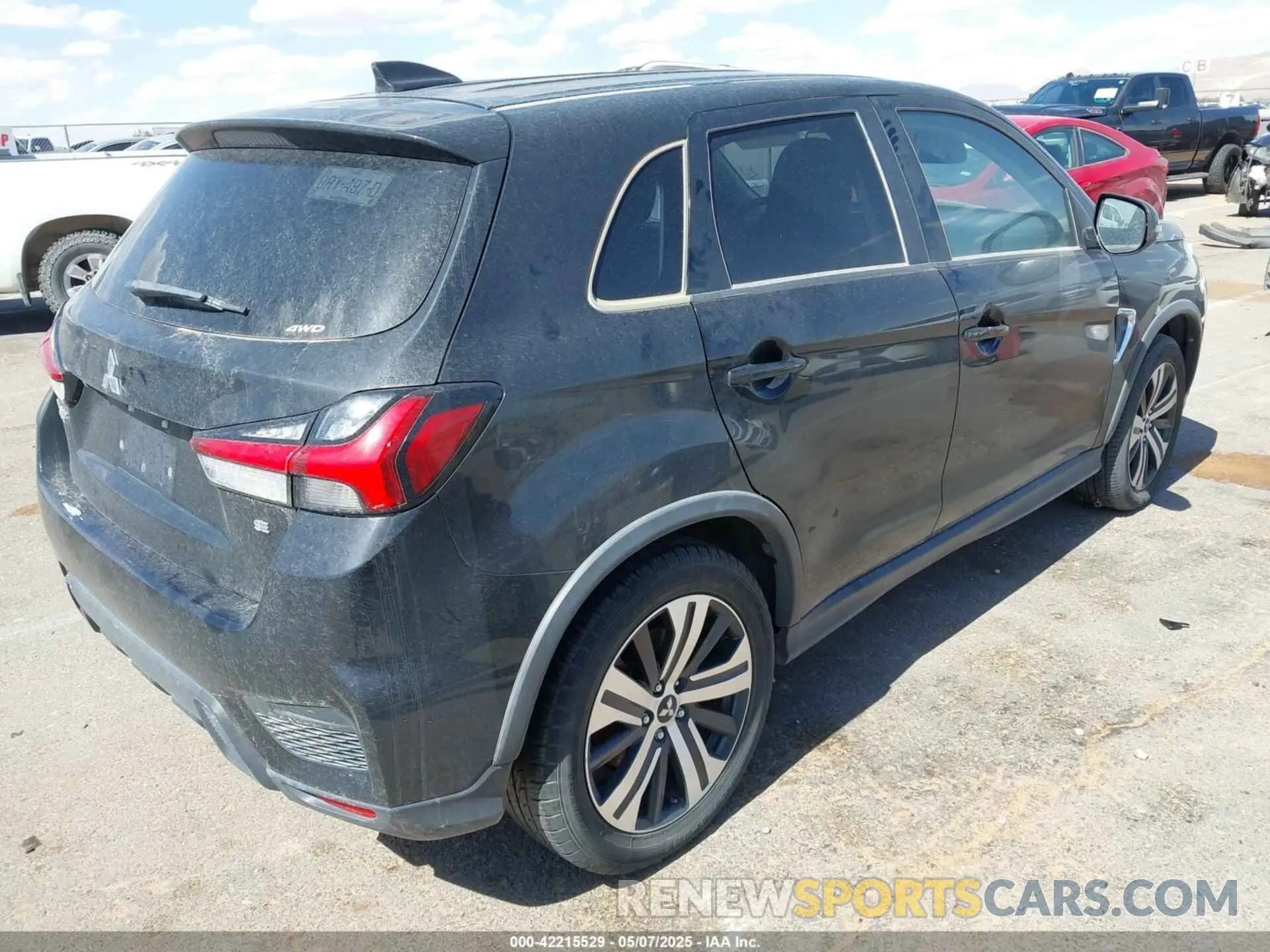4 Photograph of a damaged car JA4AR3AU9LU021336 MITSUBISHI OUTLANDER SPORT 2020
