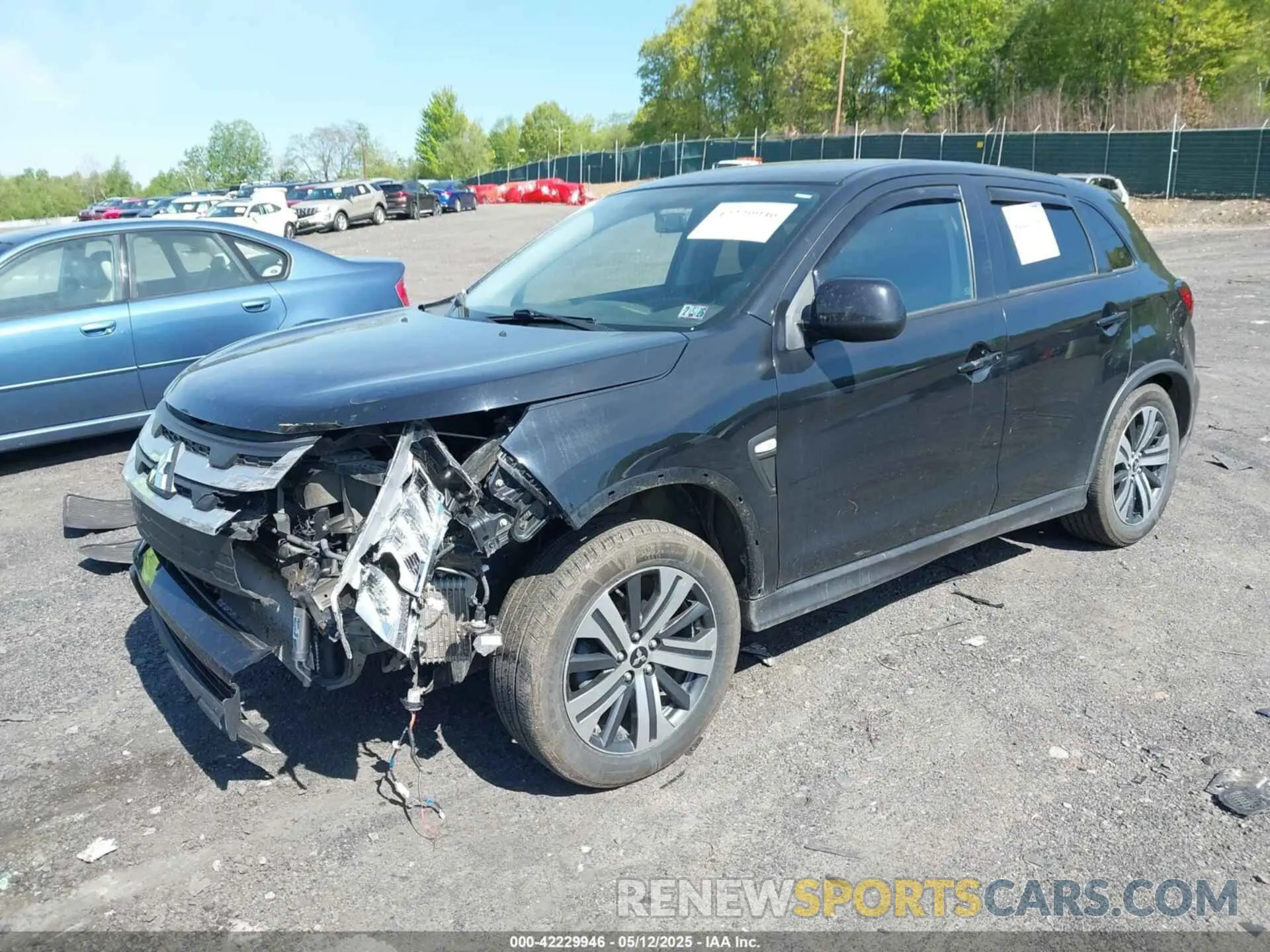 2 Photograph of a damaged car JA4AR3AUXLU013567 MITSUBISHI OUTLANDER SPORT 2020