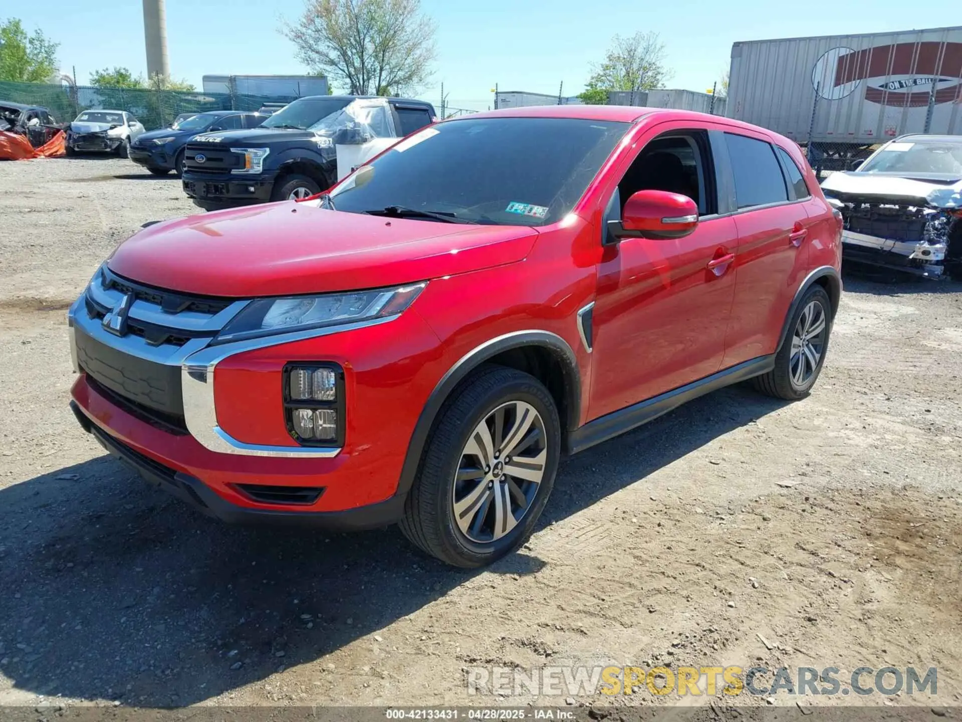 2 Photograph of a damaged car JA4AR3AUXLU018199 MITSUBISHI OUTLANDER SPORT 2020