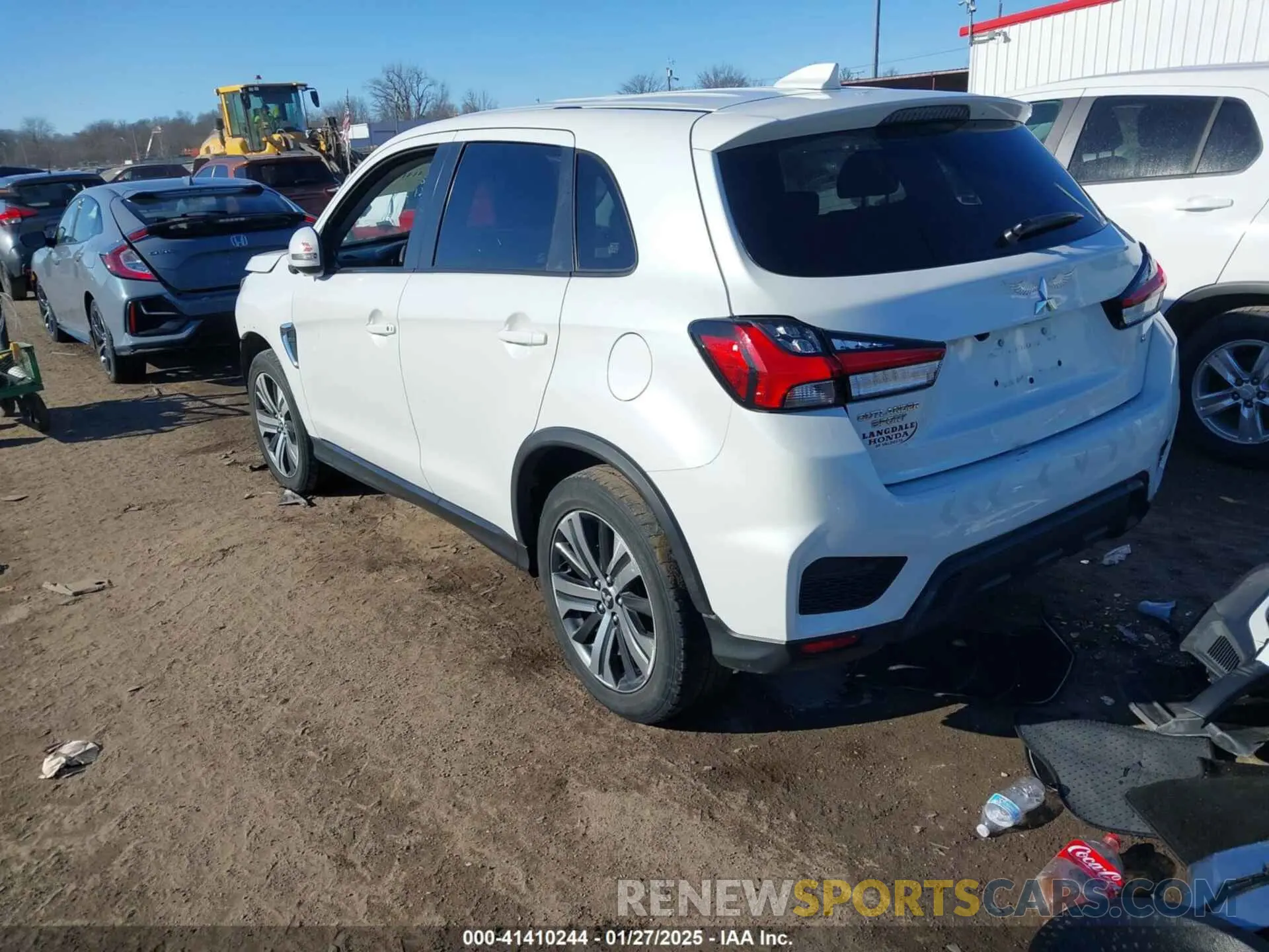 3 Photograph of a damaged car JA4AR3AUXLU020549 MITSUBISHI OUTLANDER SPORT 2020