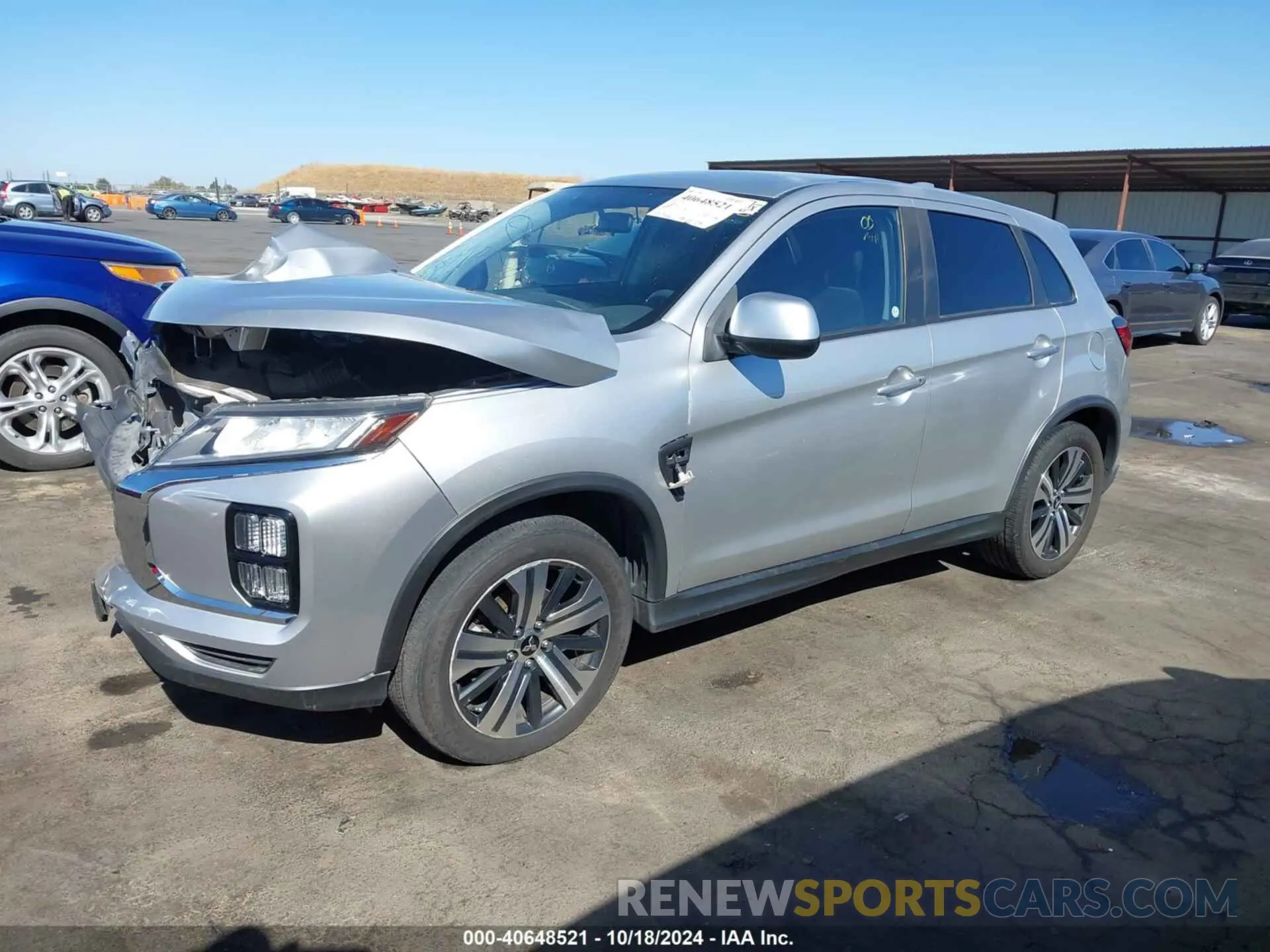 2 Photograph of a damaged car JA4AR3AUXLU025525 MITSUBISHI OUTLANDER SPORT 2020